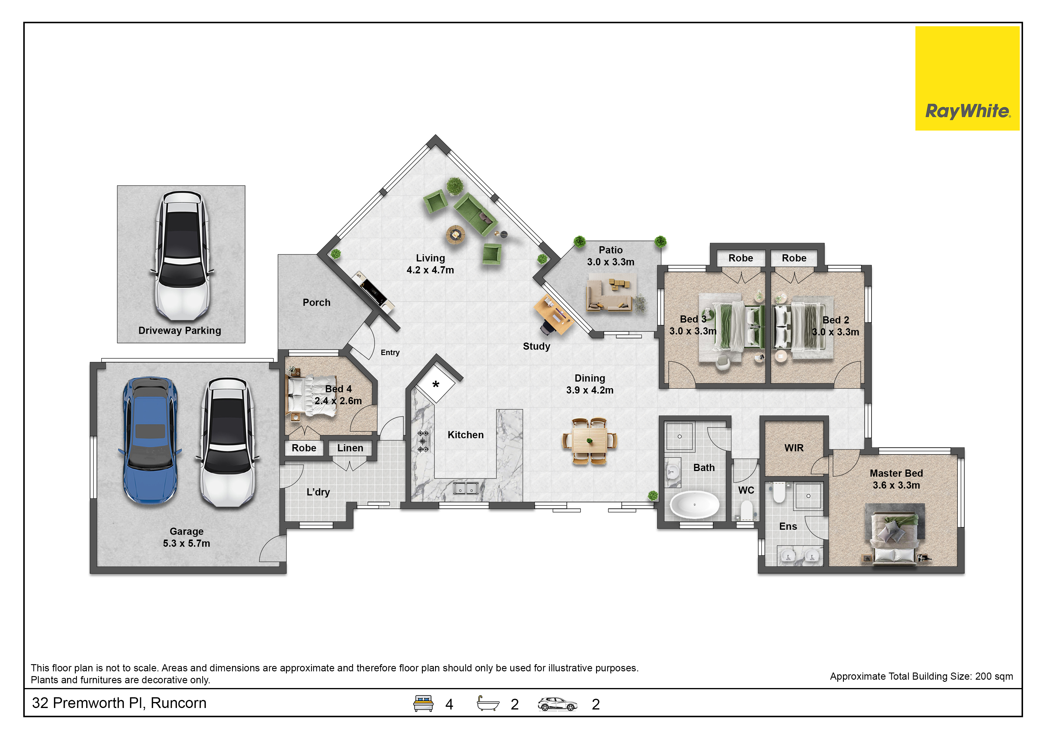 4-bedroom house at 32 Premworth Place, Runcorn, QLD 4113, Brisbane, Queensland