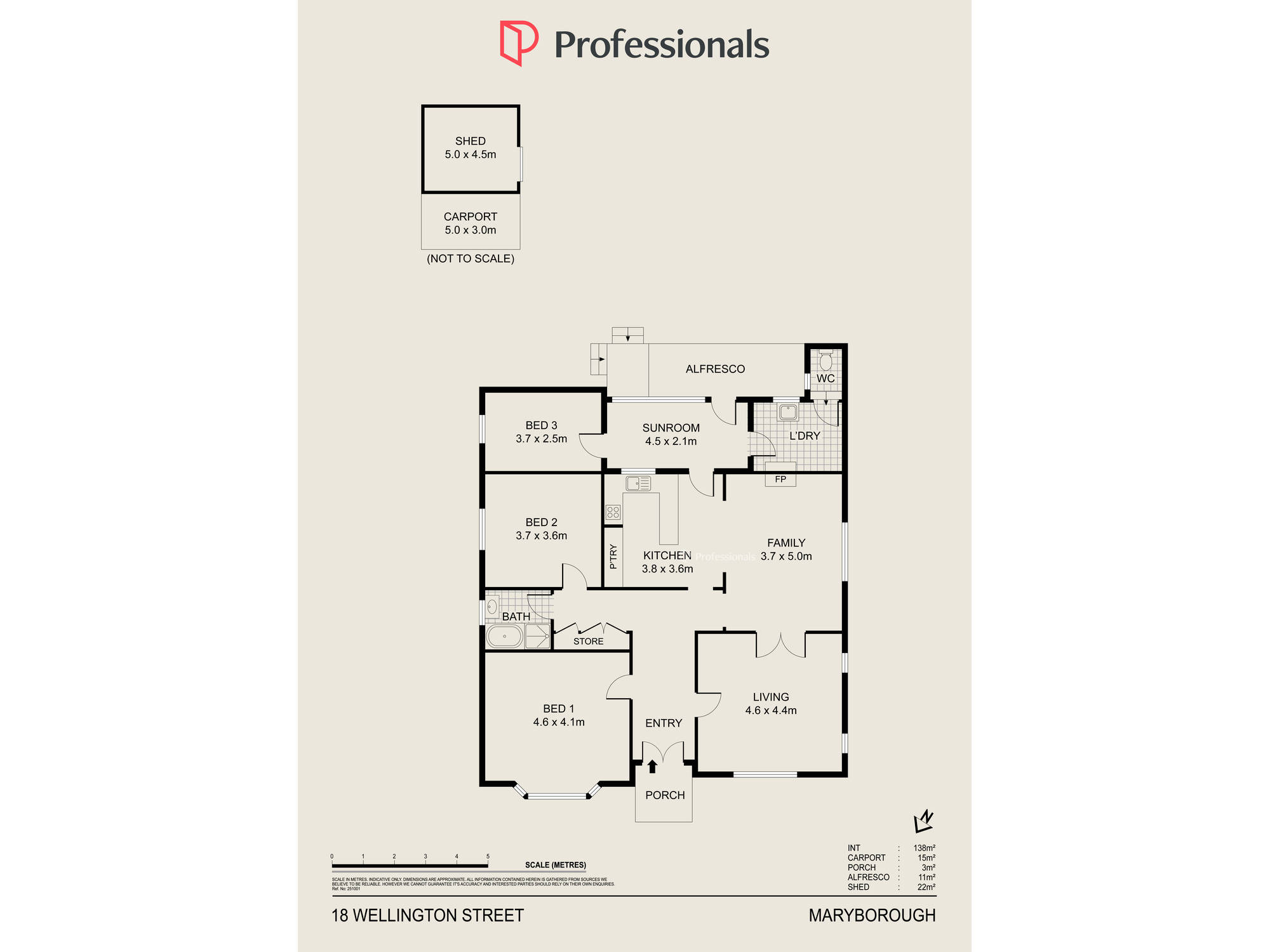 3-bedroom house at 18 Wellington Street, Maryborough VIC 3465, Central Goldfields, Victoria