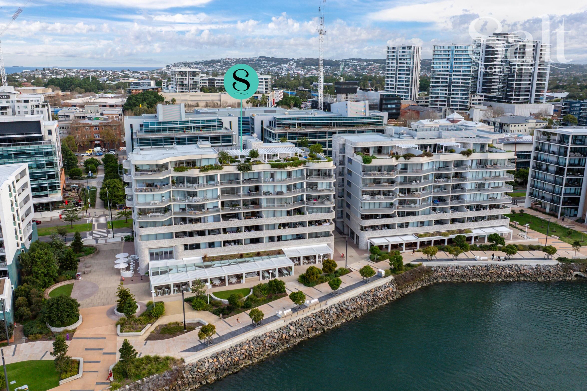 1-bedroom unit at 408/31 Honeysuckle Drive, Newcastle, NSW 2300, Newcastle, New South Wales