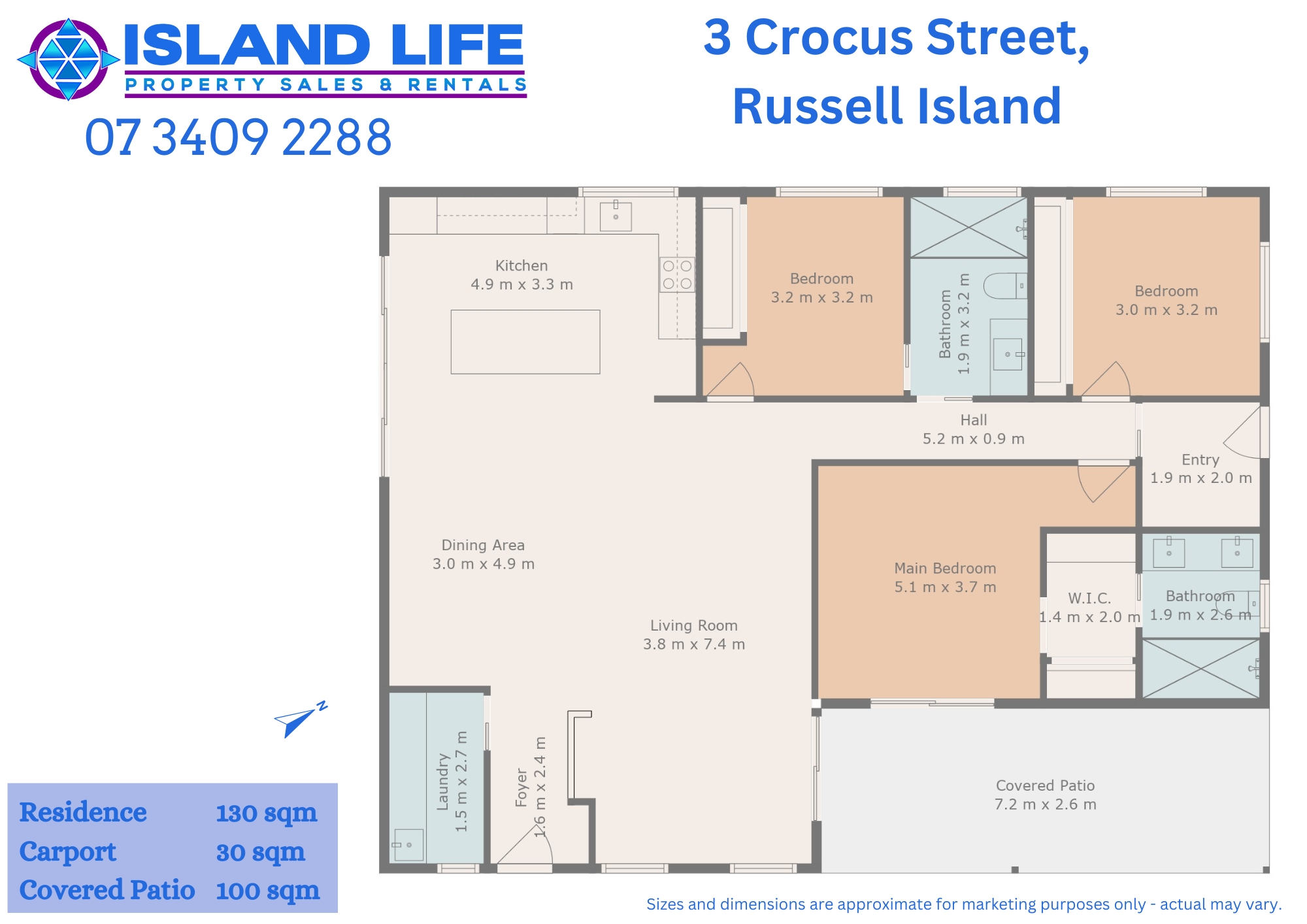 3-bedroom house at 3 Crocus Street, Russell Island, QLD 4184, Redland, Queensland