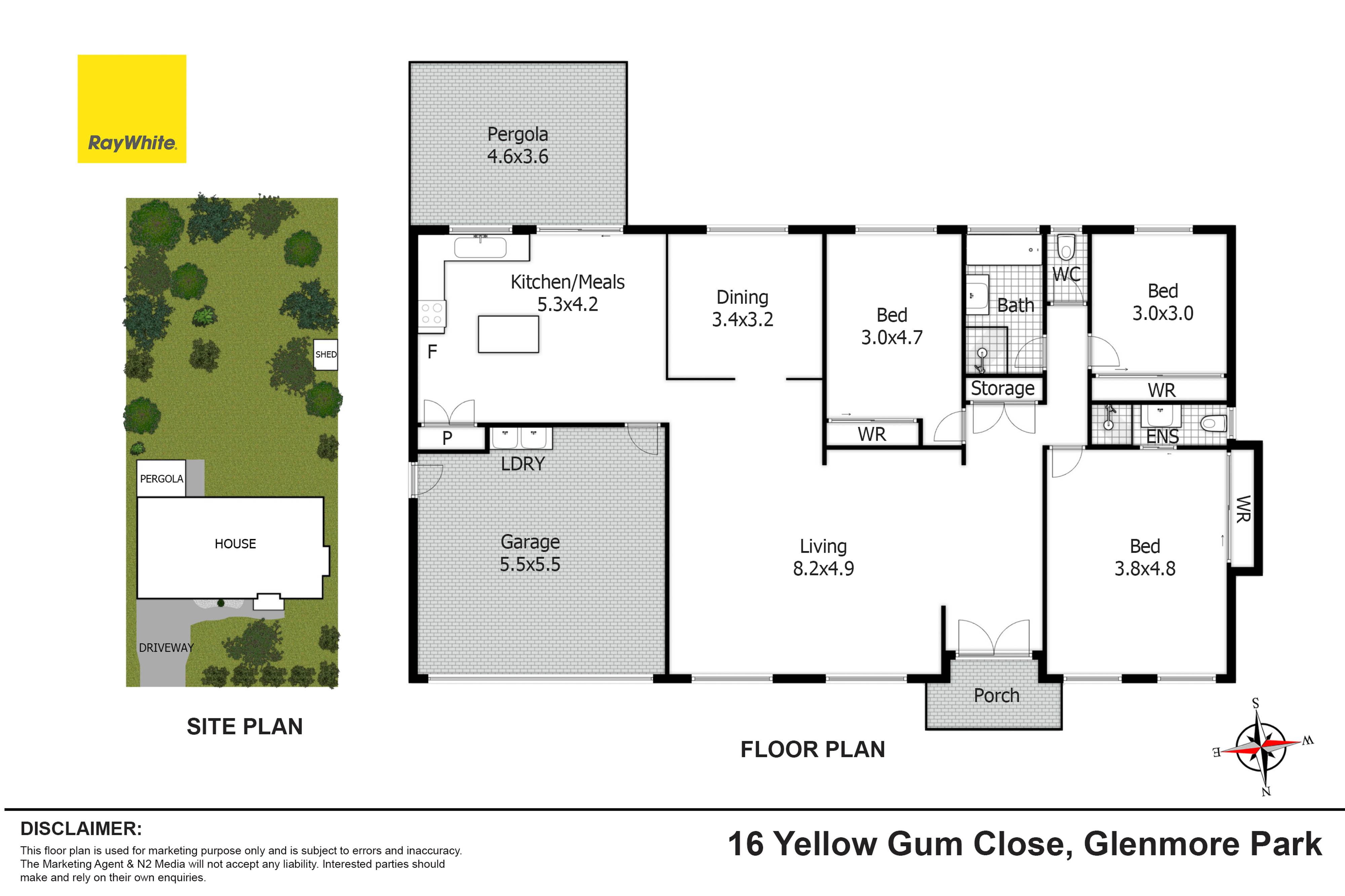 3-bedroom house at 16 YELLOW GUM CLOSE, Glenmore Park NSW 2745, Penrith, New South Wales