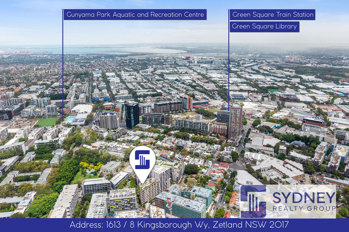 2-bedroom unit at 1613 8 KINGSBOROUGH WAY, ZETLAND NSW 2017, Sydney, New South Wales