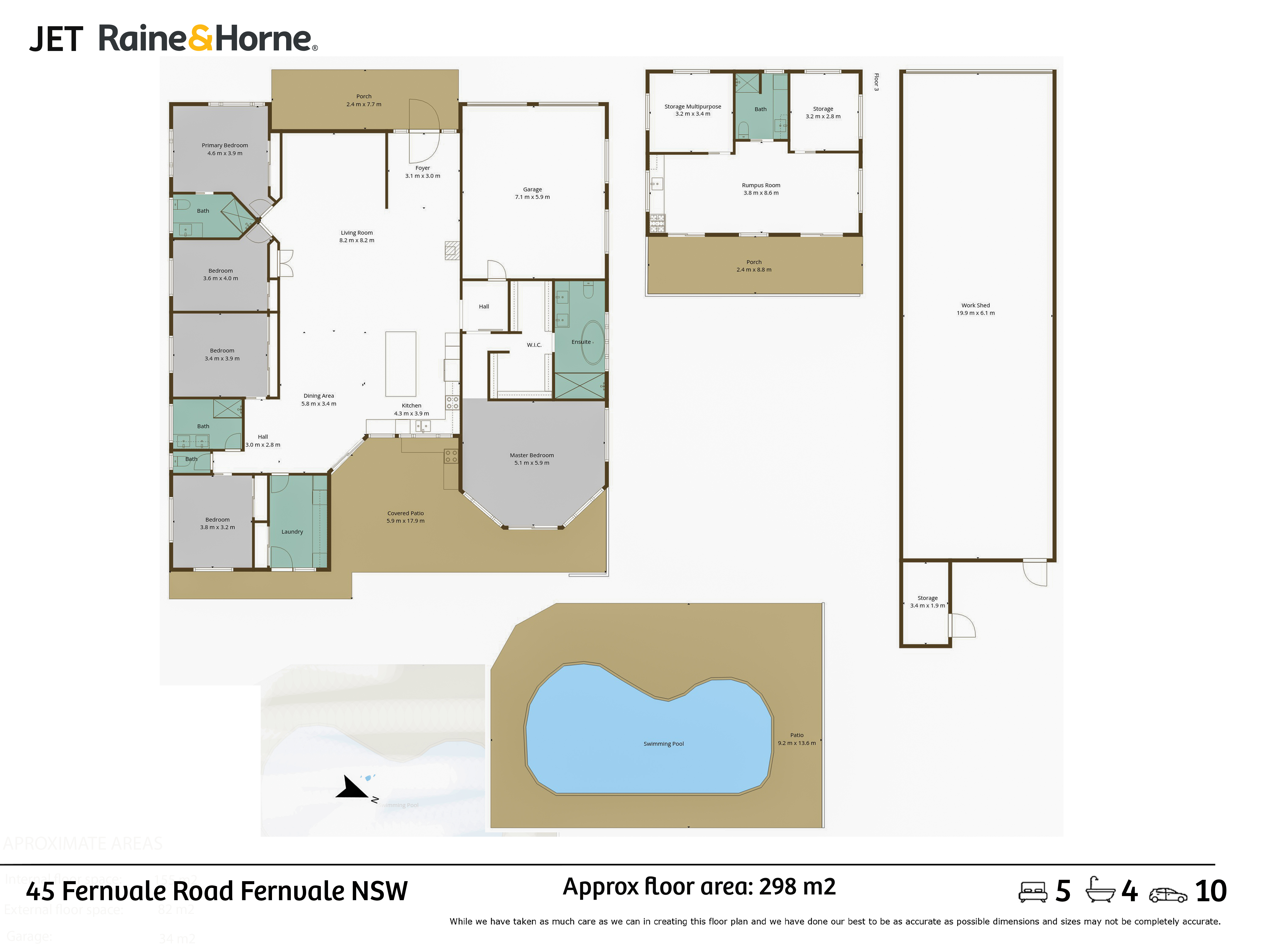 5-bedroom house at 45 FERNVALE ROAD, Fernvale NSW 2484, Tweed, New South Wales