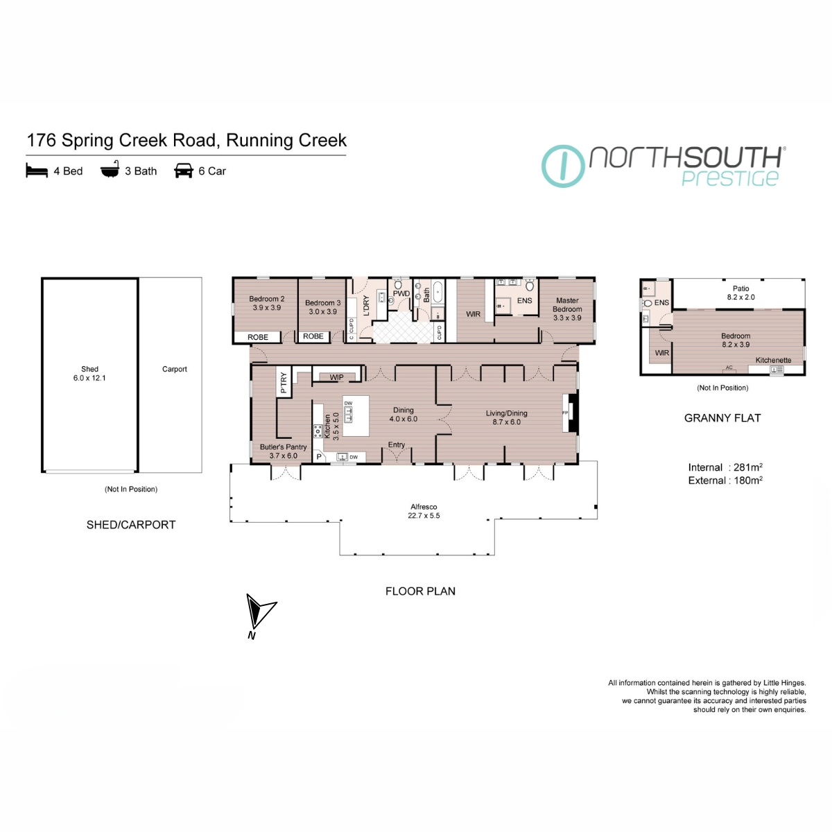 4-bedroom house at 176 Spring Creek Road, Running Creek, QLD 4287, Scenic Rim, Queensland