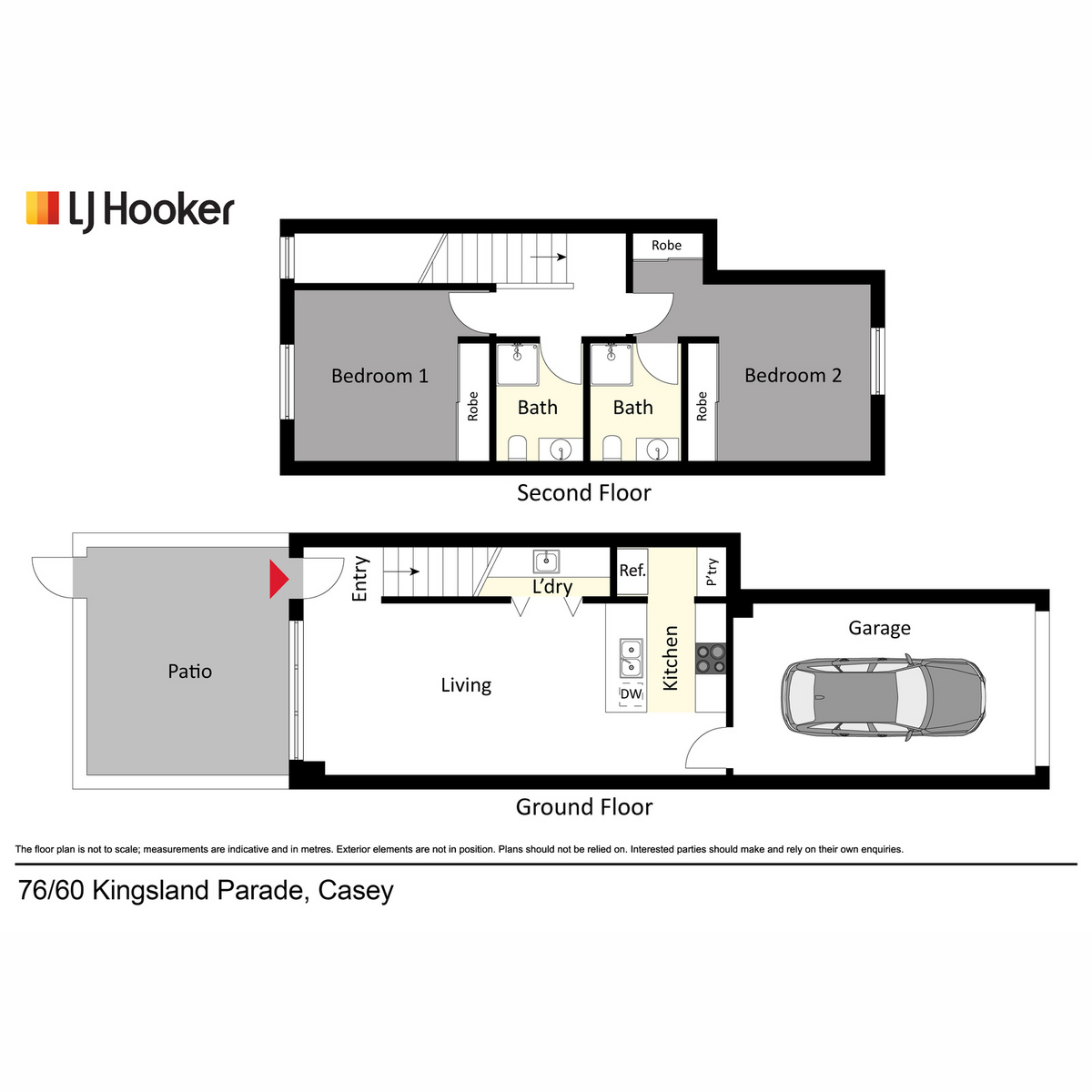 2-bedroom unit at 76/60 Kingsland Parade, Casey, Act, 2913, Unincorporated Act, Australian Capital Territory