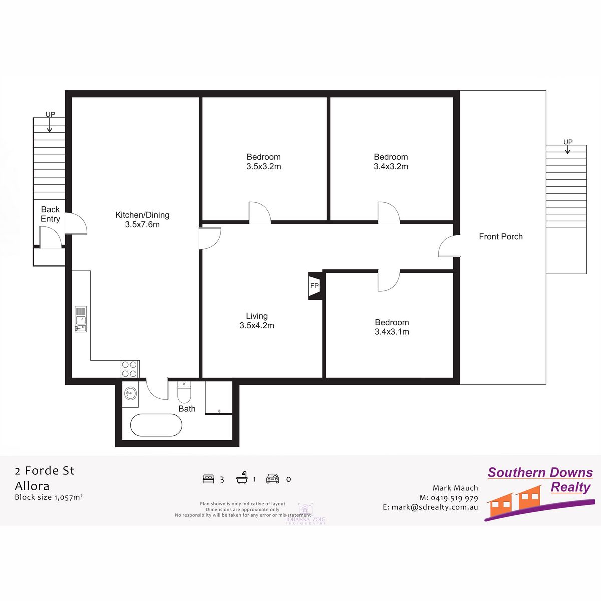 3-bedroom house at 2 Forde Street, Allora QLD 4362, Southern Downs, Queensland