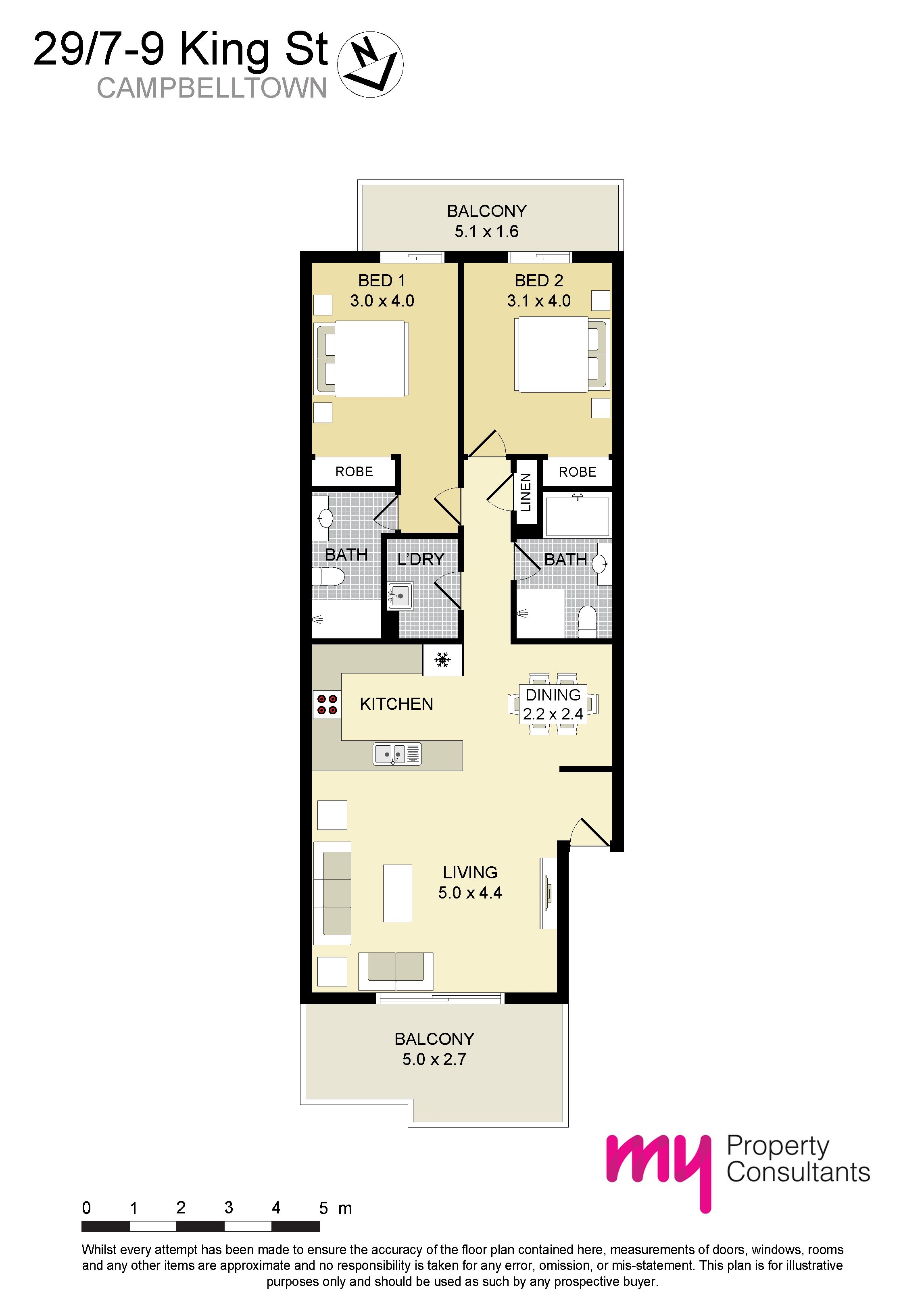 2-bedroom unit at 29 7-9 KING STREET, CAMPBELLTOWN NSW 2560, , New South Wales