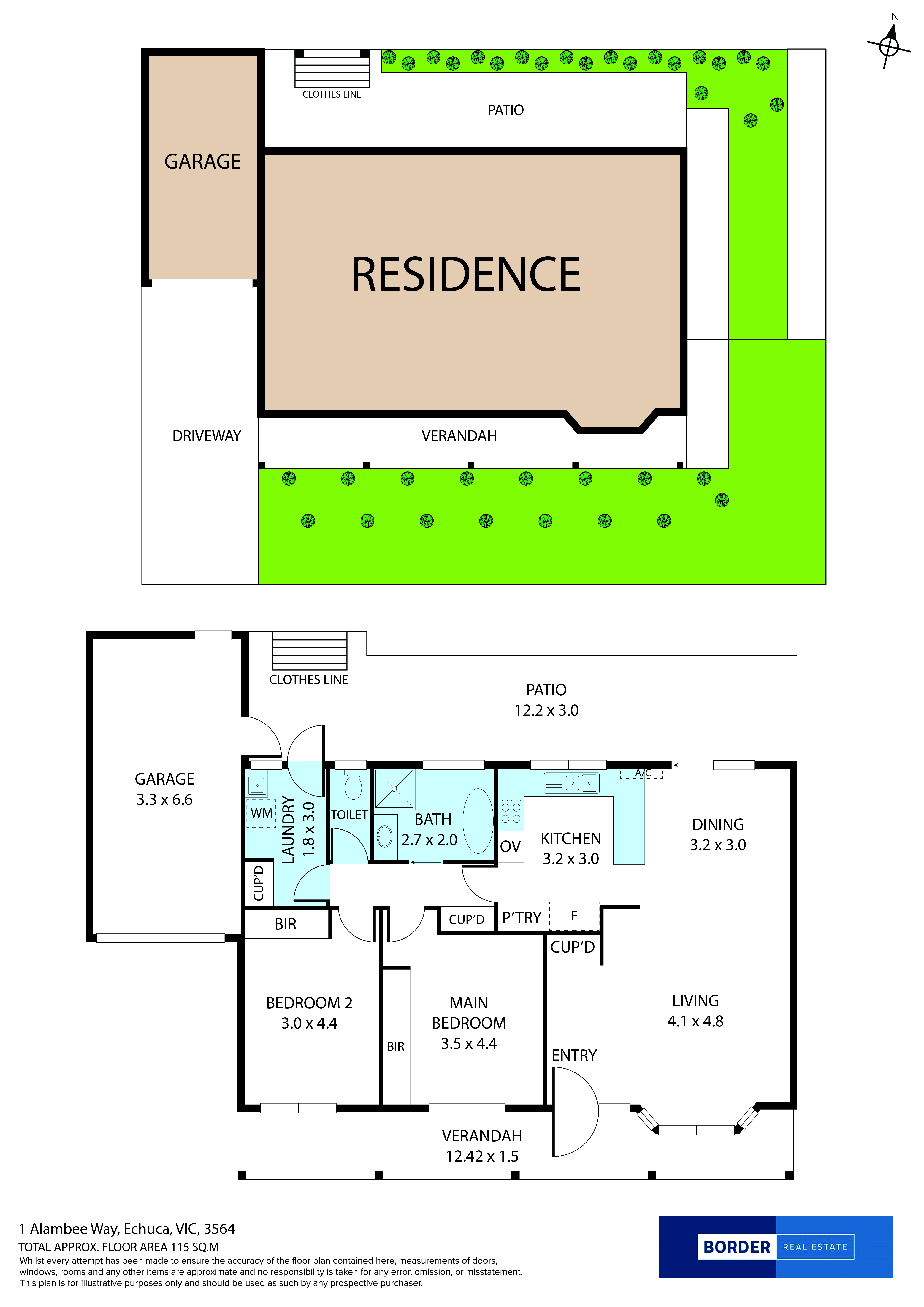 2-bedroom house at 1 Alambee Way, Echuca, VIC 3564, Campaspe, Victoria