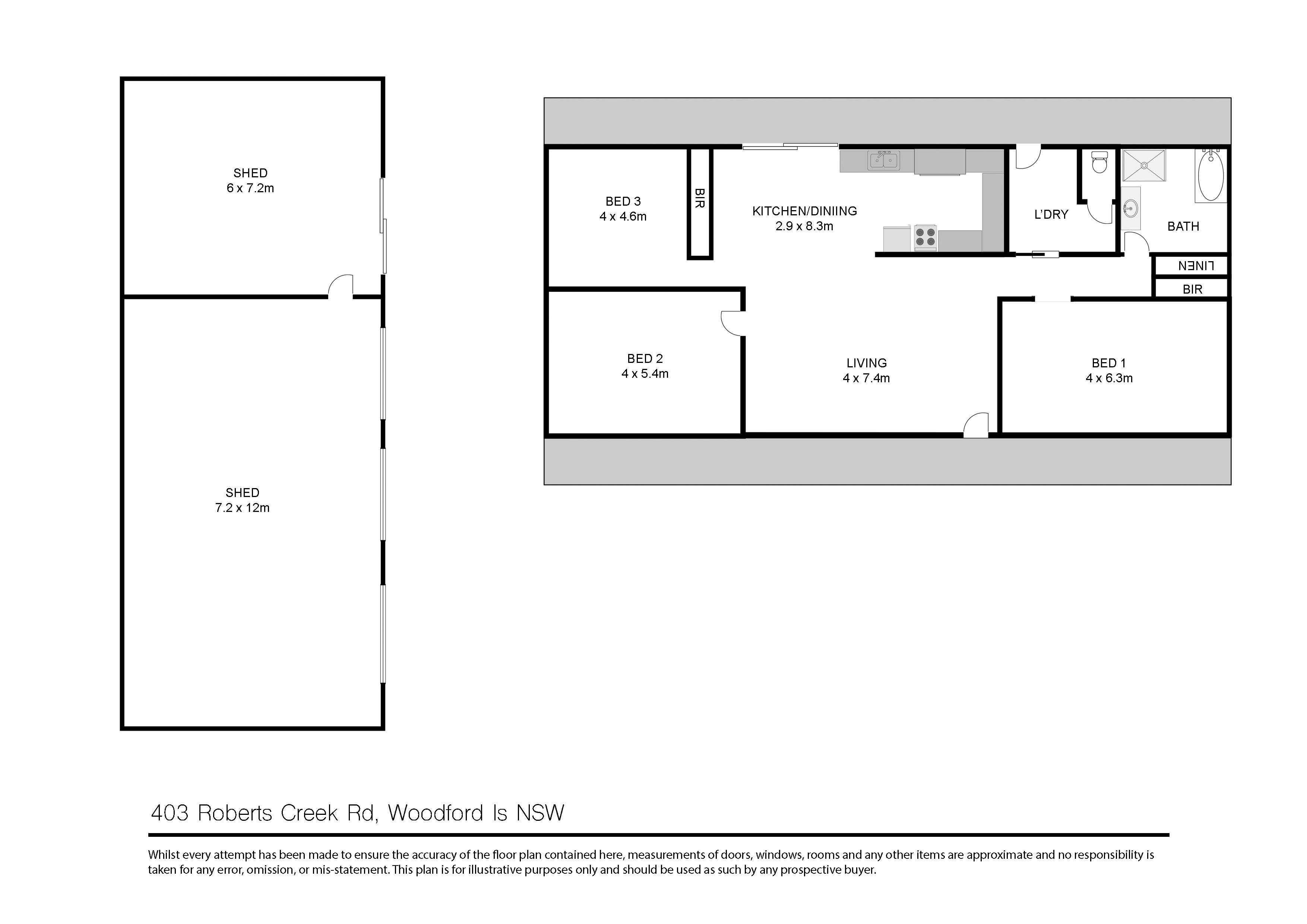 3-bedroom house at 403 Roberts Creek Road, Woodford Island, Nsw, 2463, Clarence Valley, New South Wales