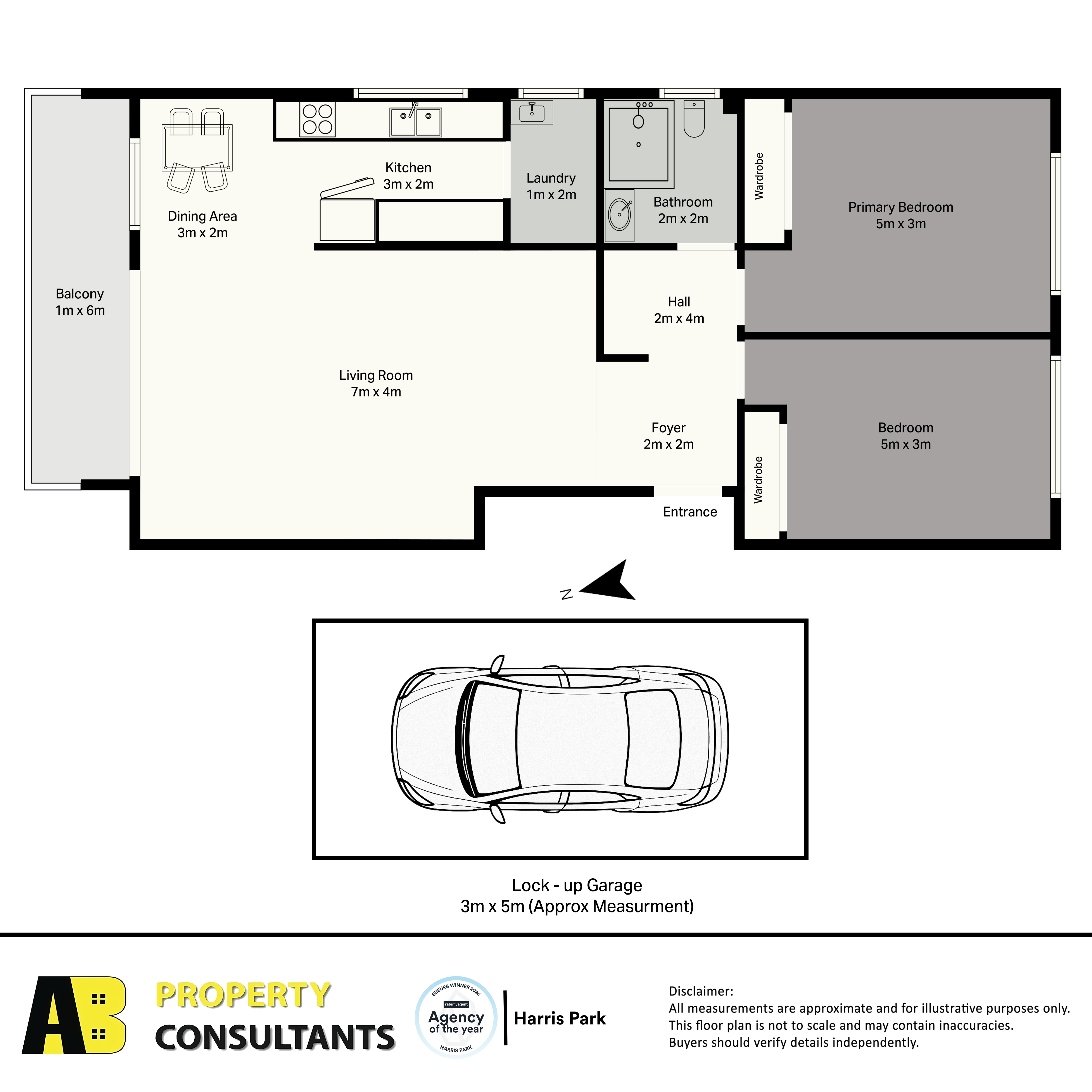 2-bedroom unit at 3 23 RUSE STREET, HARRIS PARK NSW 2150, Parramatta, New South Wales