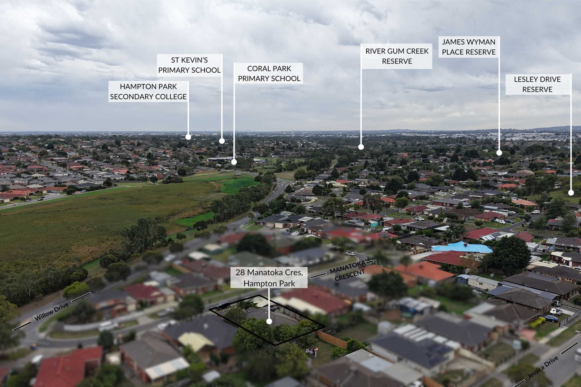 3-bedroom house at 28 MANATOKA CRESCENT, Hampton Park VIC 3976, Casey, Victoria