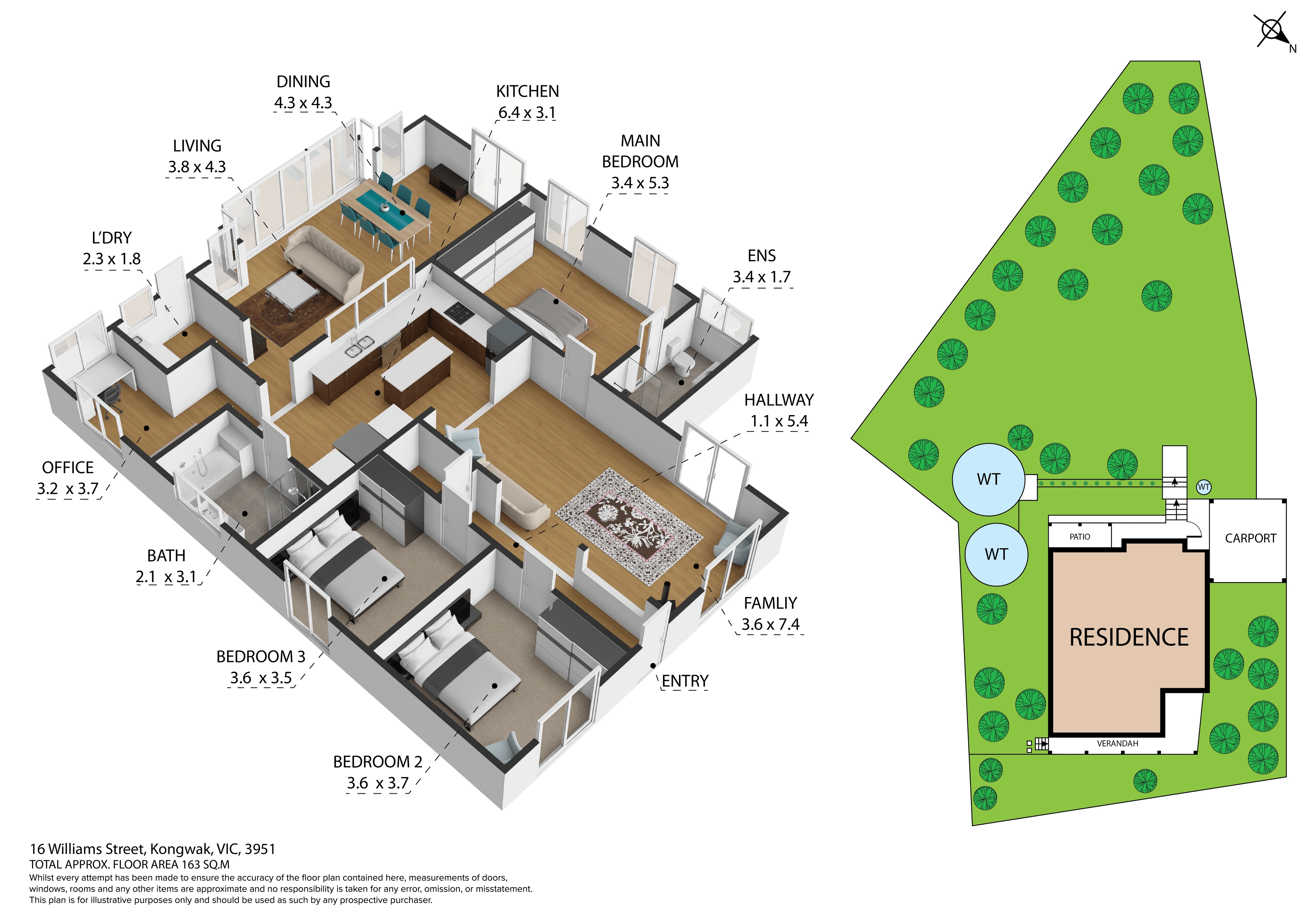 4-bedroom house at 16 WILLIAMS STREET, Kongwak VIC 3951, South Gippsland, Victoria