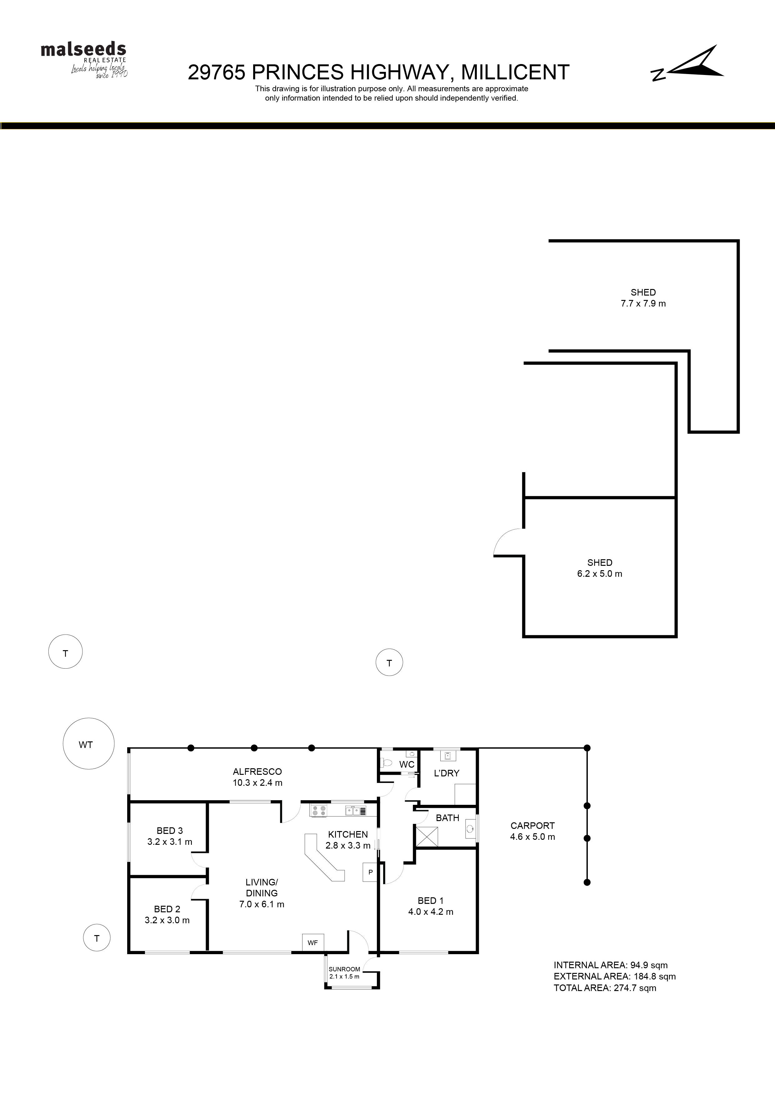 3-bedroom house at 29765 Princes Highway, Millicent, SA 5280, Wattle Range, South Australia