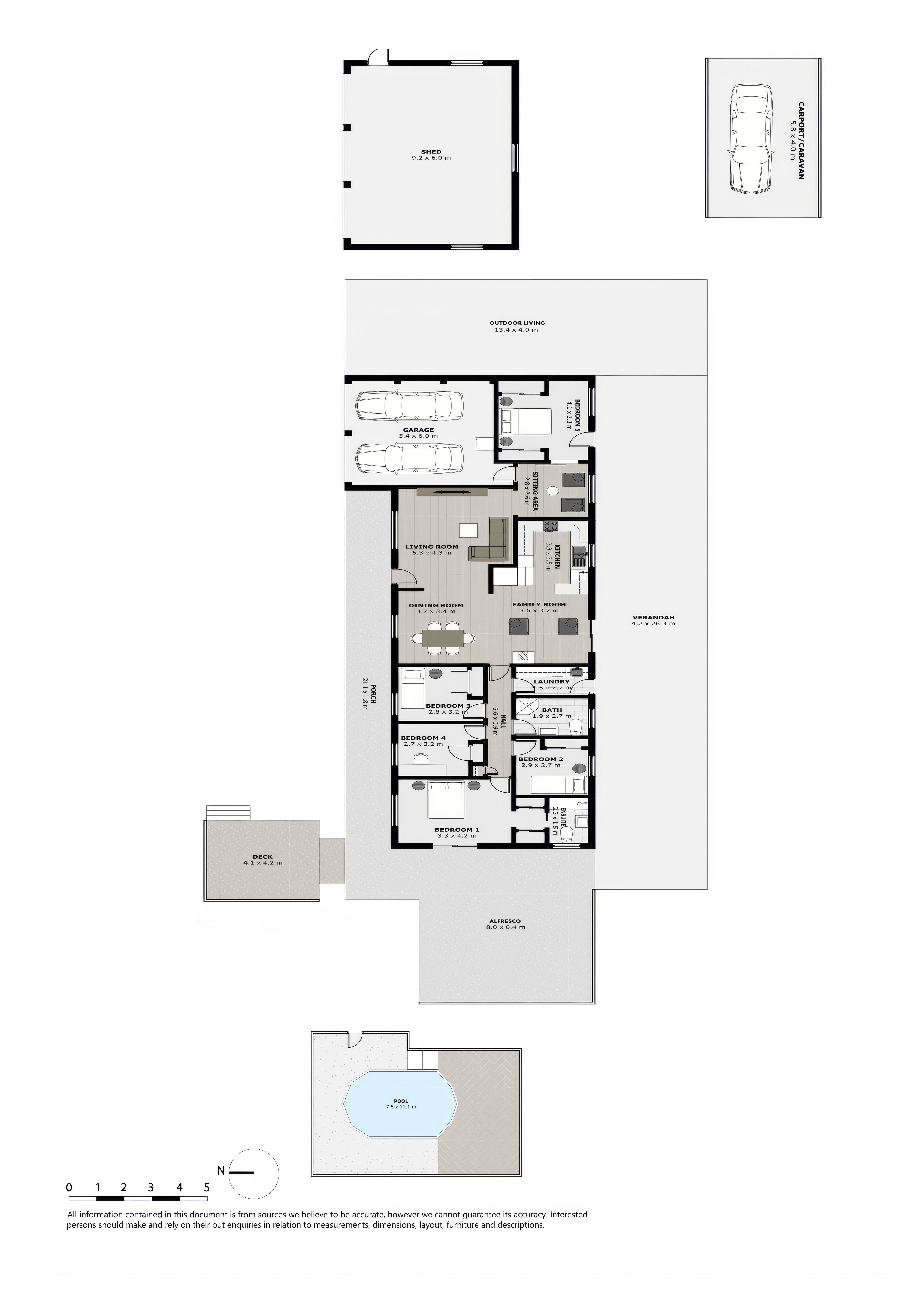 5-bedroom house at 8 Brooklyn Park Road, Kootingal, Nsw, 2352, Tamworth, New South Wales