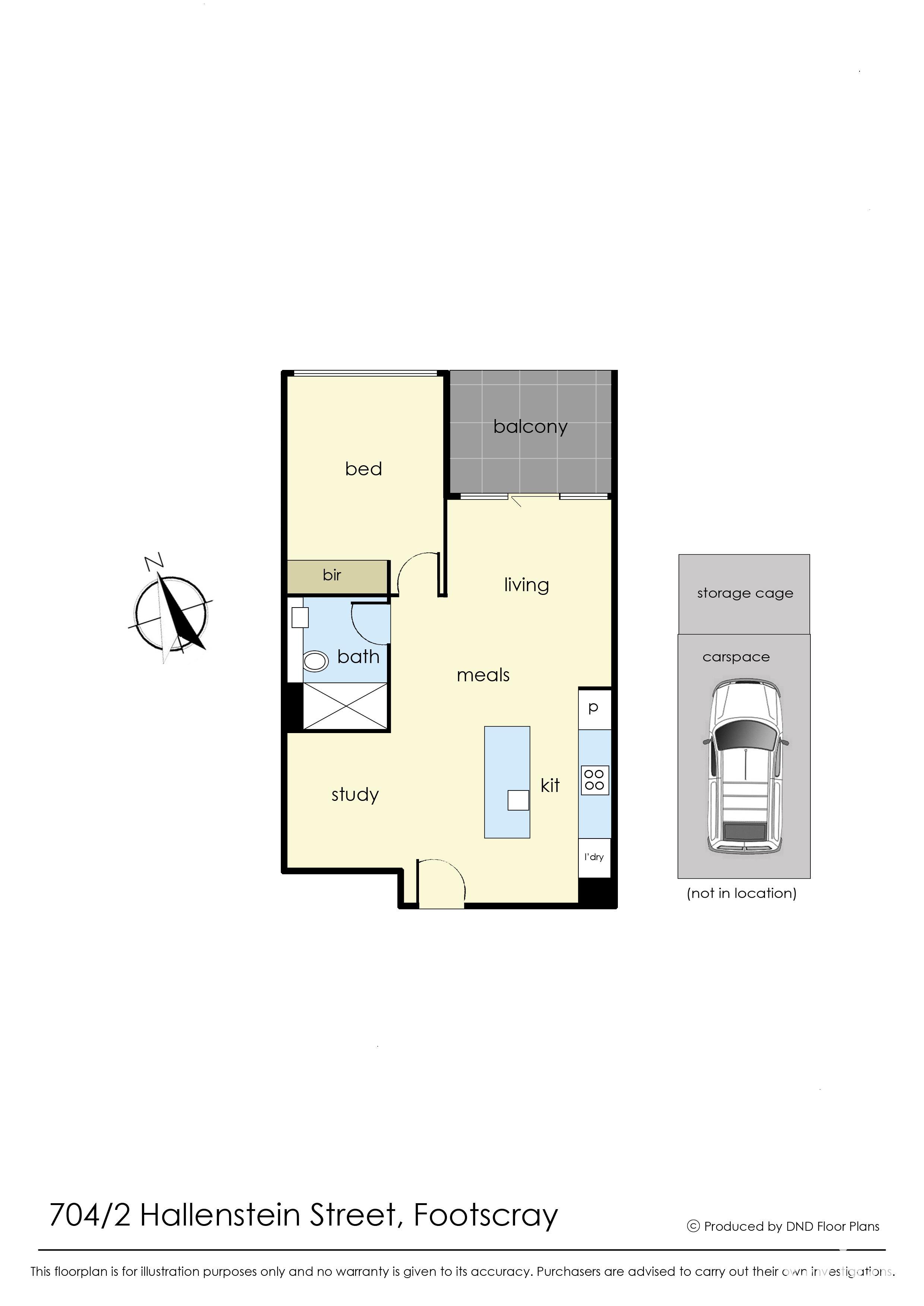 1-bedroom unit at 704/2 Hallenstein Street, Footscray, VIC 3011, Maribyrnong, Victoria