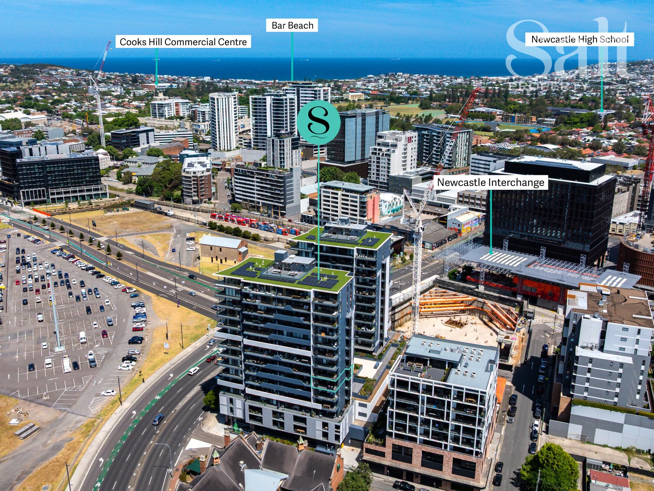 2-bedroom unit at 602 10 BISHOPSGATE STREET, WICKHAM NSW 2293, , New South Wales