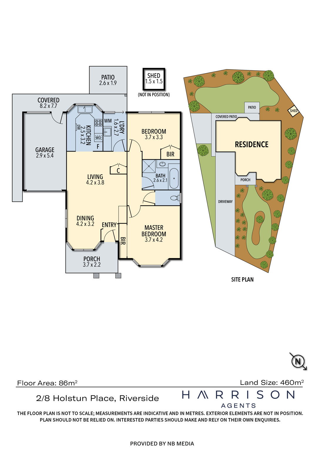2-bedroom unit at 2 8 HOLSTUN PLACE, RIVERSIDE TAS 7250, West Tamar, Tasmania