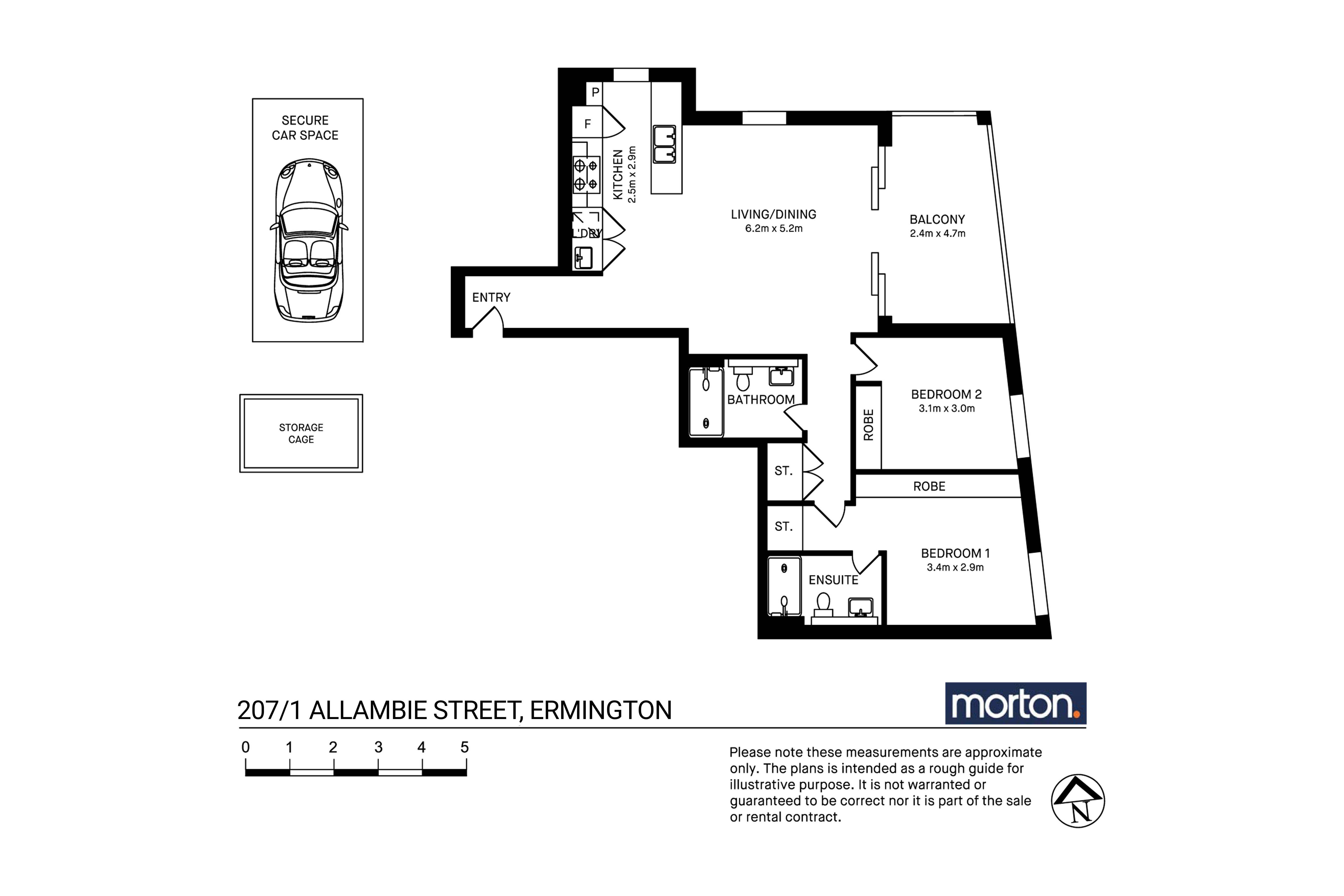 2-bedroom unit at 207/1 Allambie Street, Ermington, NSW 2115, Parramatta, New South Wales