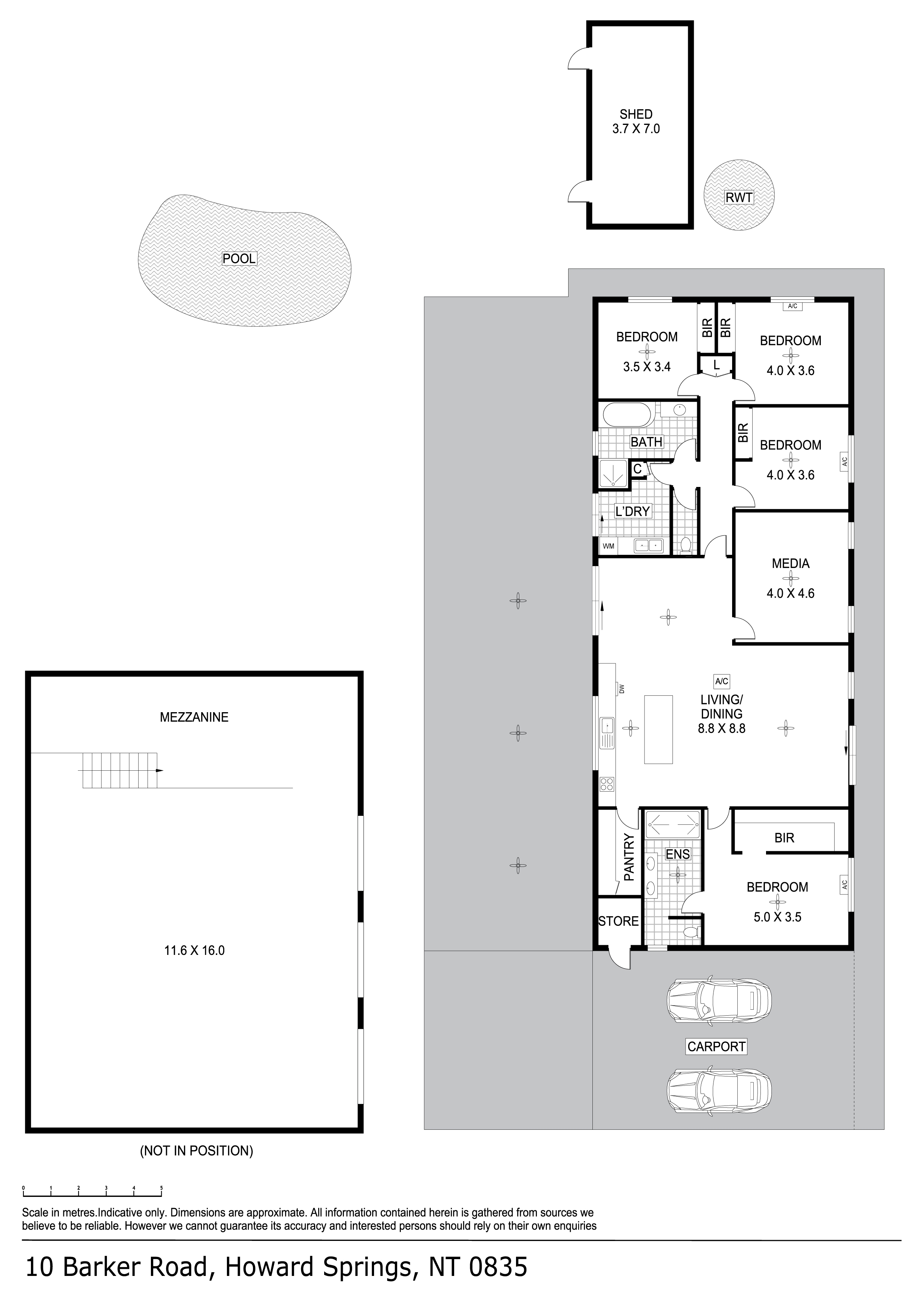 4-bedroom house at 10 Barker Road, Howard Springs, NT 0835, Litchfield, Northern Territory
