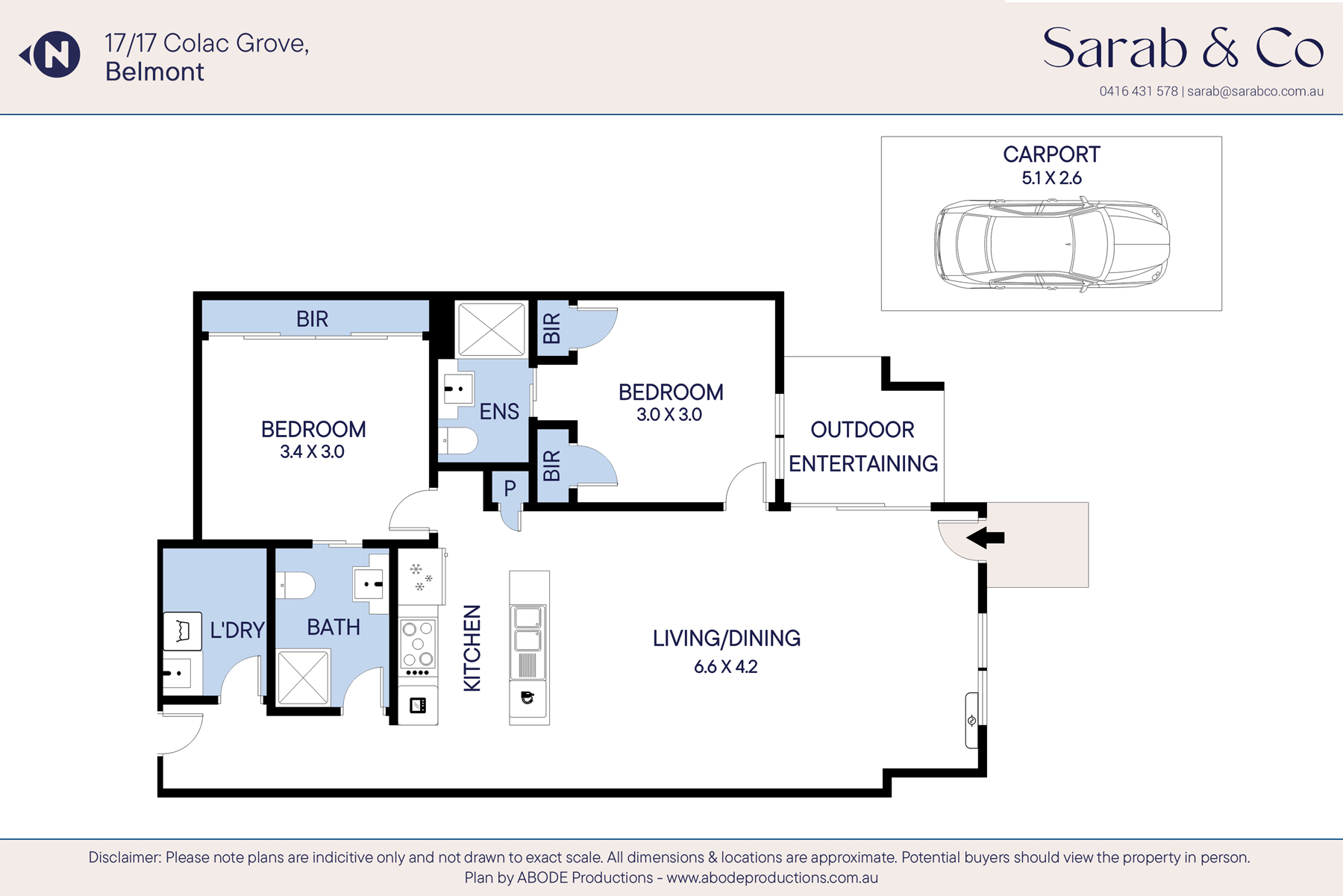 2-bedroom unit at 17 17 COLAC GROVE, BELMONT VIC 3216, Greater Geelong, Victoria