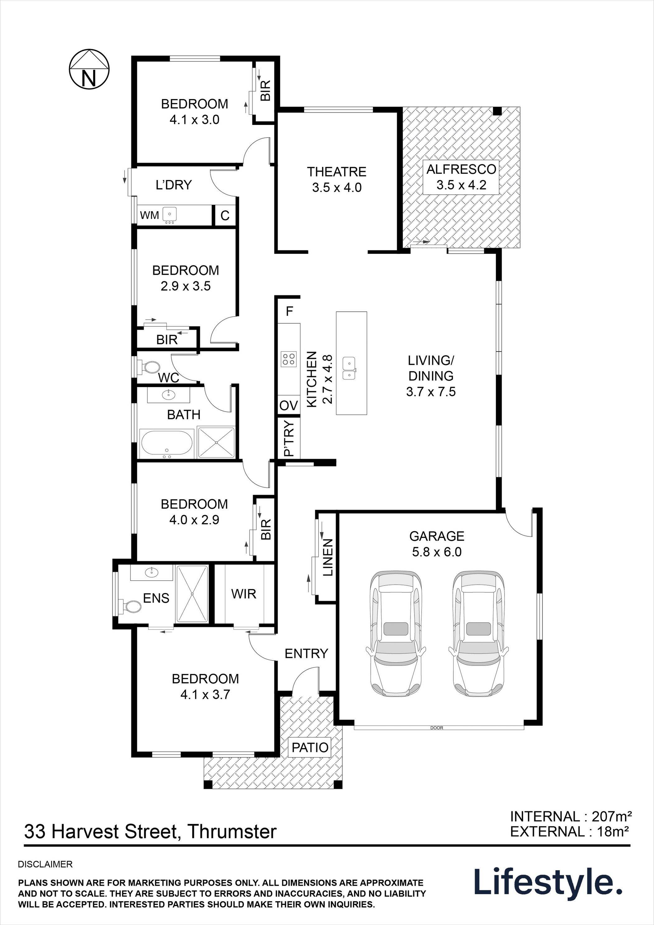 4-bedroom house at 33 Harvest Street, Thrumster, NSW 2444, Port Macquarie-Hastings, New South Wales