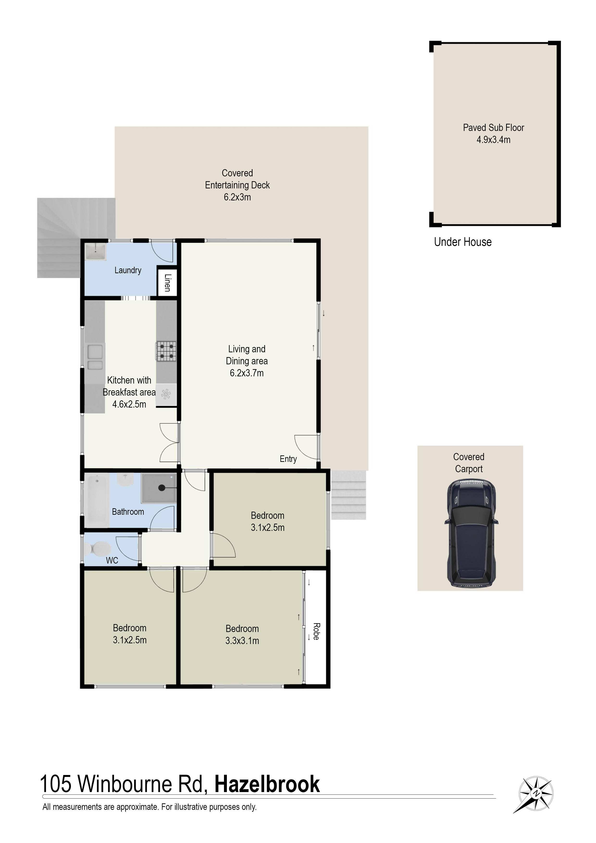 3-bedroom house at 105 WINBOURNE ROAD, Hazelbrook NSW 2779, Blue Mountains, New South Wales