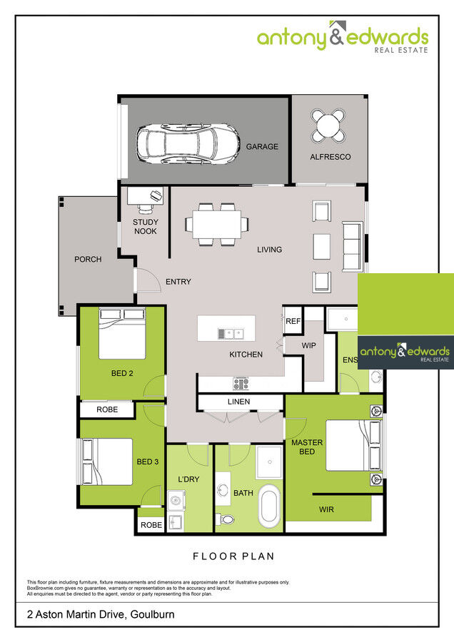 3-bedroom unit at 2 ASTON MARTIN DRIVE, Goulburn NSW 2580, Goulburn Mulwaree, New South Wales