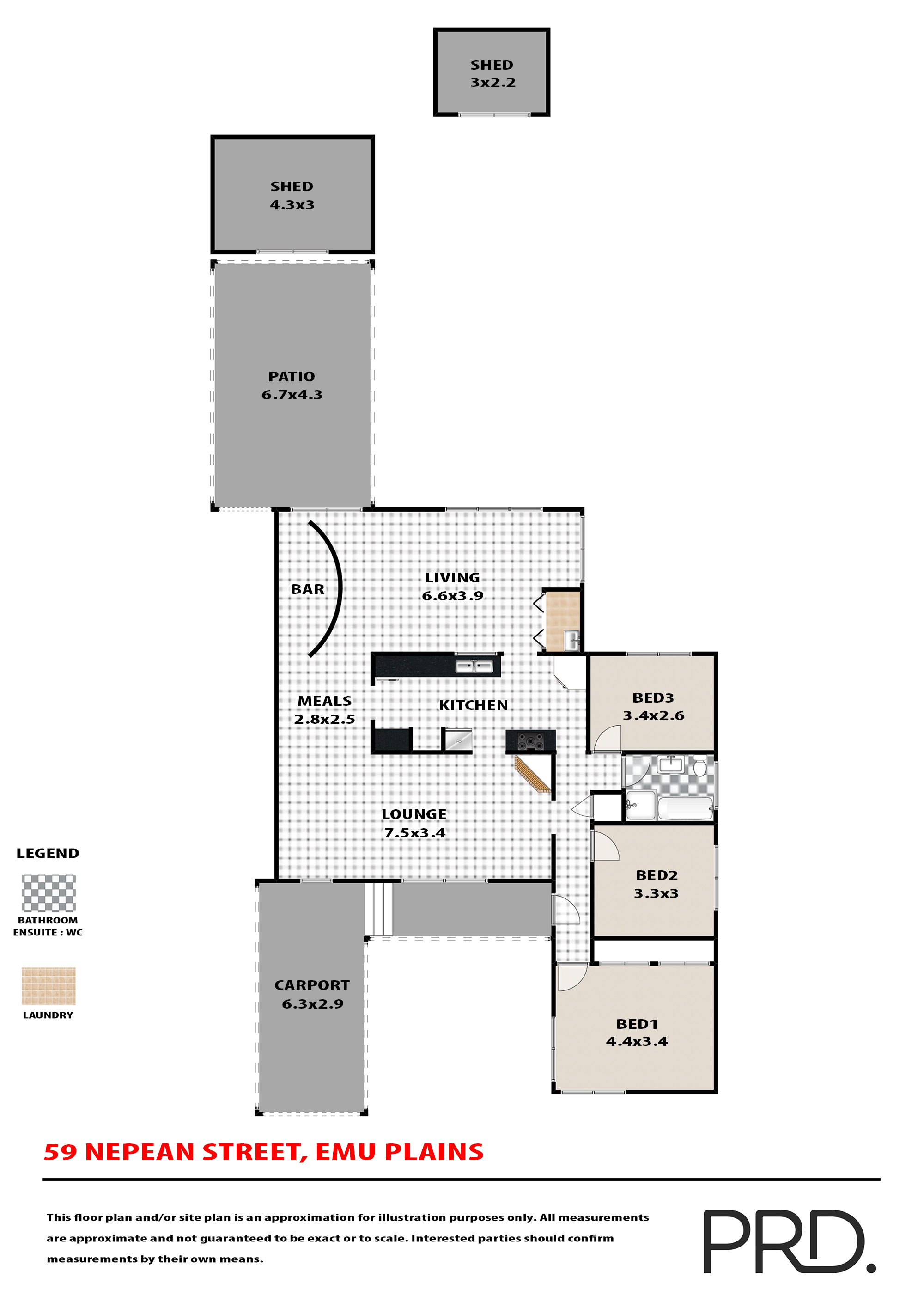 3-bedroom house at 59 NEPEAN STREET, Emu Plains NSW 2750, Penrith, New South Wales