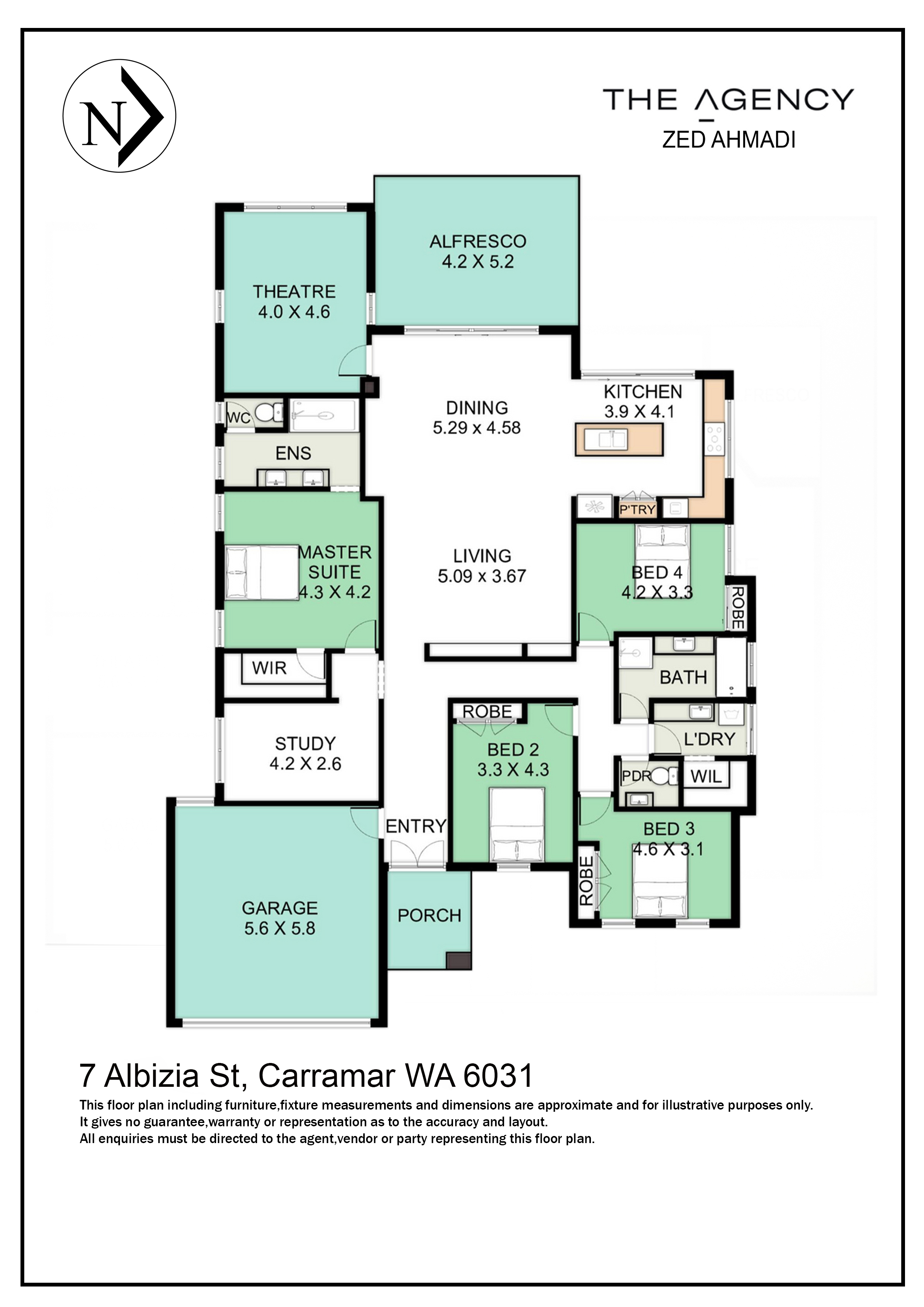 4-bedroom house at 7 Albizia Street, Carramar, WA 6031, , Western Australia