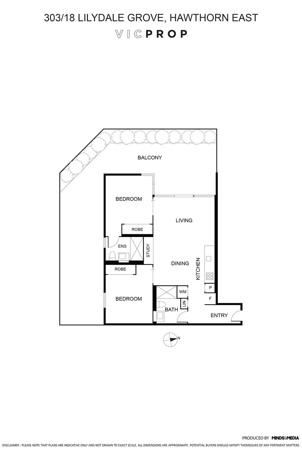 2-bedroom unit at 803/18 Lilydale Grove, Hawthorn East, VIC 3123, Boroondara, Victoria