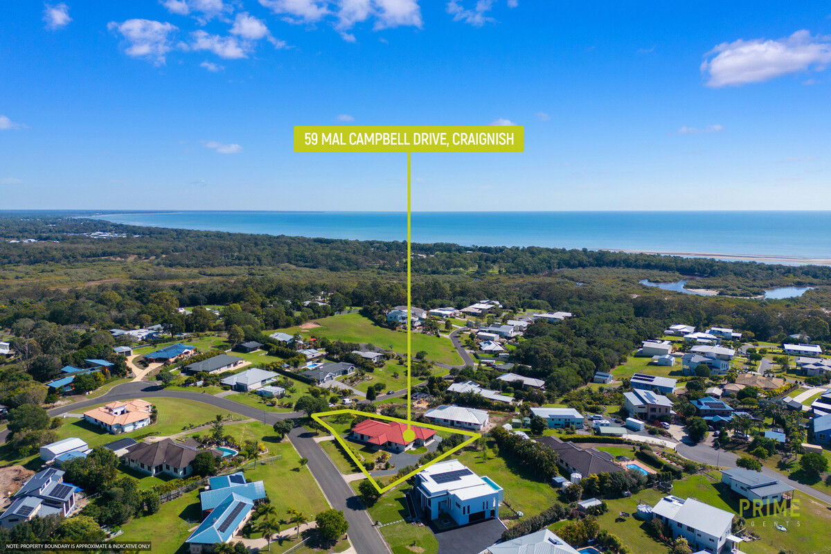 4-bedroom house at 59 MAL CAMPBELL DRIVE, Craignish QLD 4655, Fraser Coast, Queensland