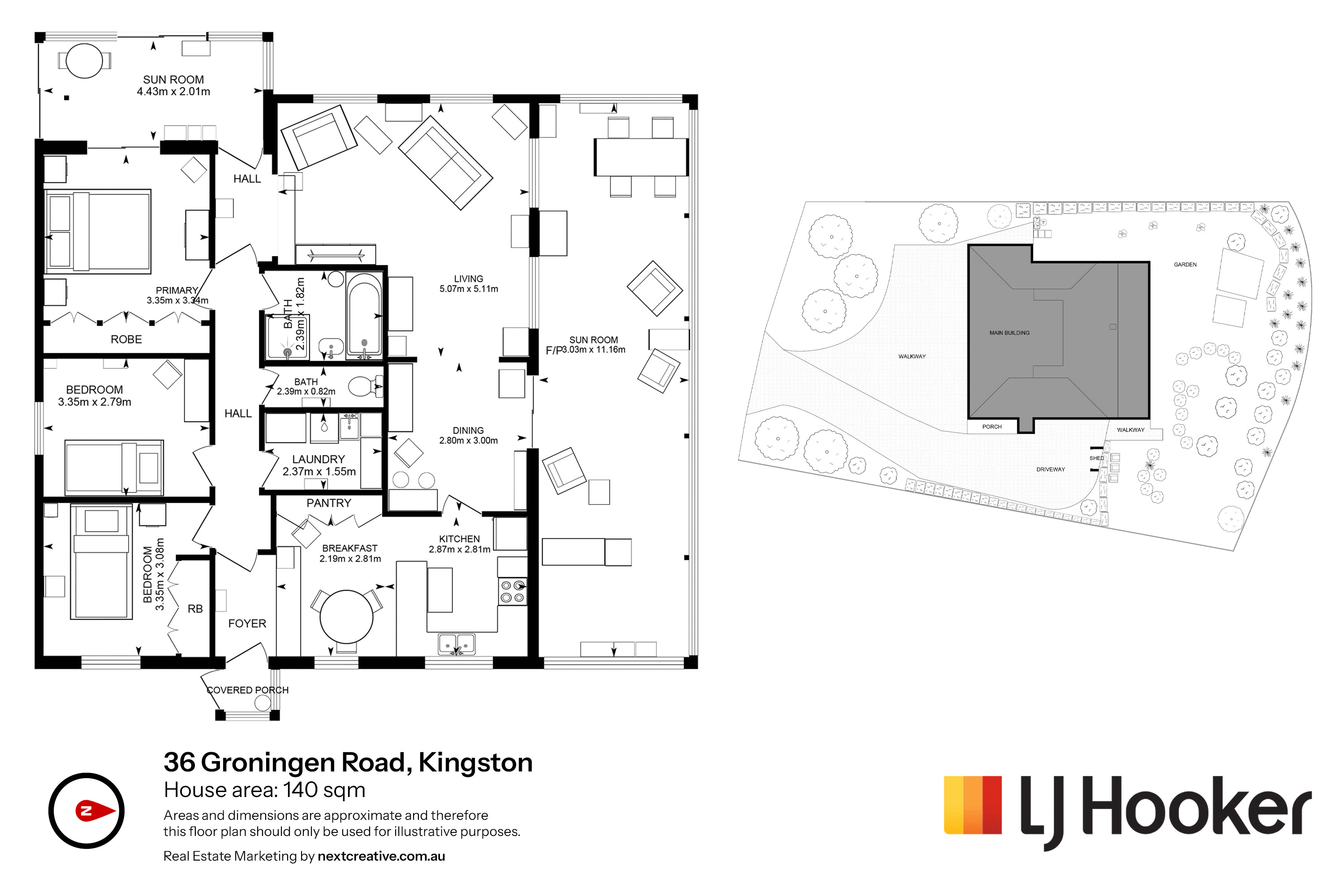 3-bedroom house at 36 Groningen Road, Kingston, TAS 7050, Kingborough, Tasmania