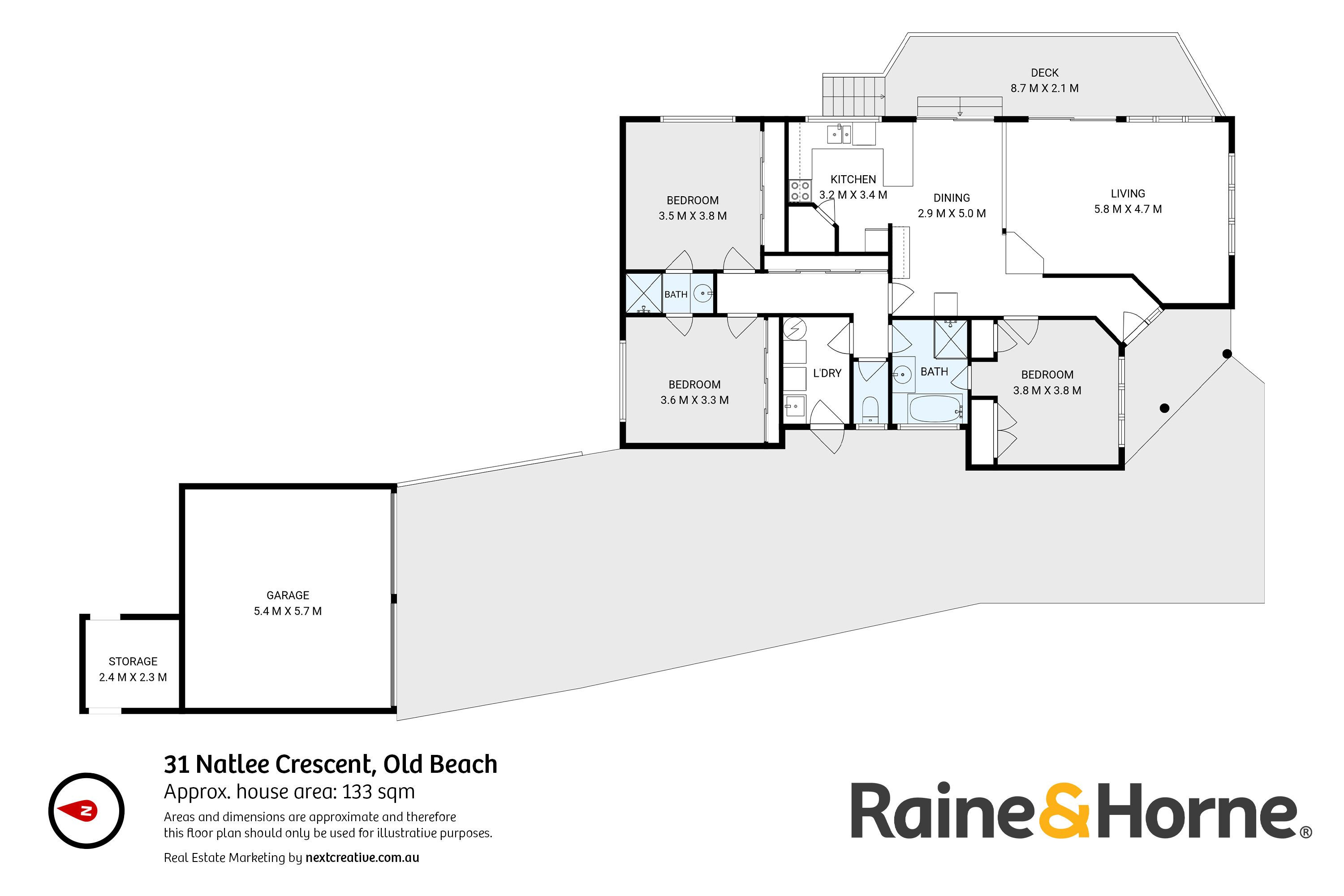 3-bedroom house at 31 Natlee Crescent, Old Beach TAS 7017, Brighton, Tasmania