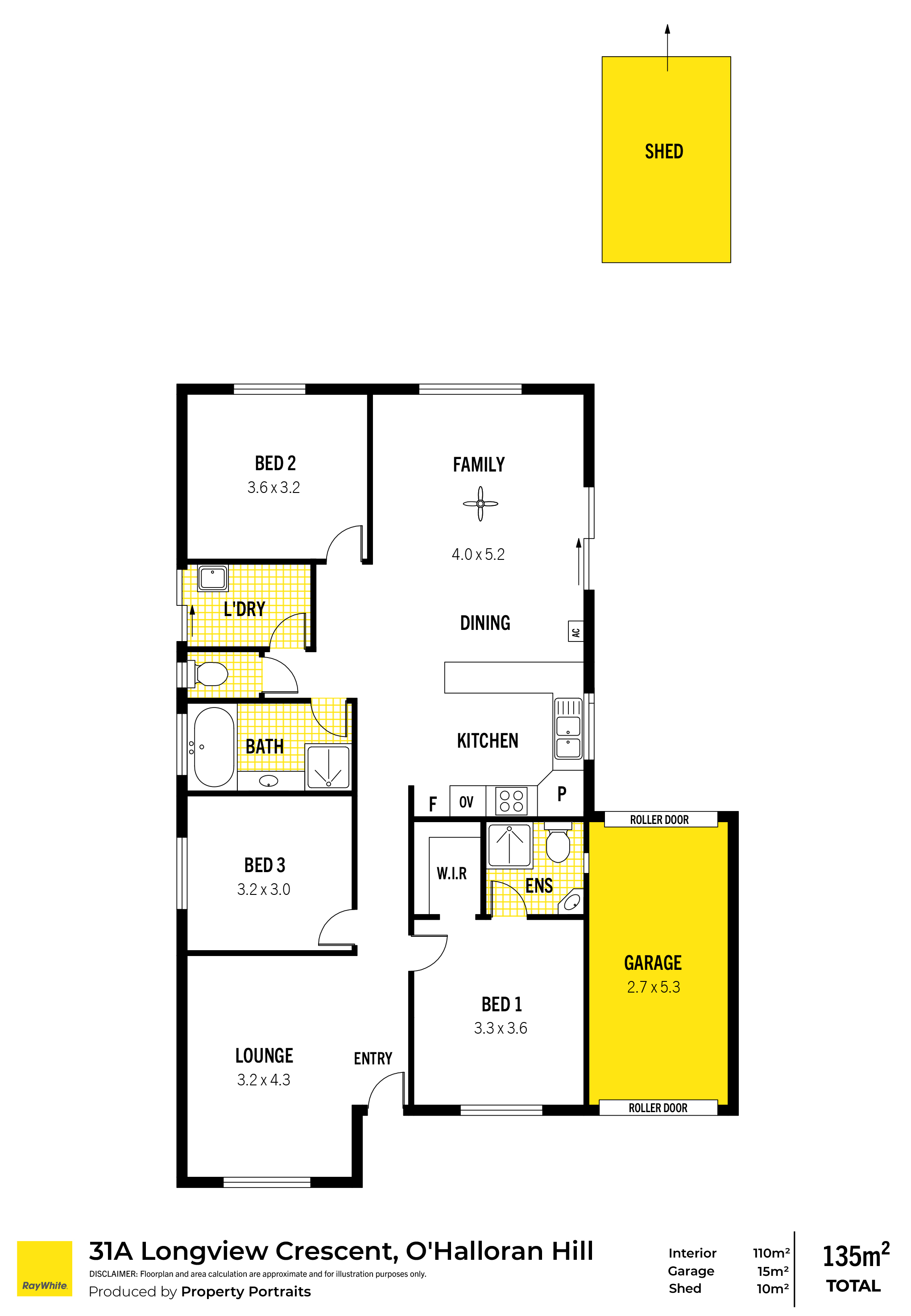 3-bedroom house at 31 Longview Crescent, O'Halloran Hill, SA 5158, Onkaparinga, South Australia