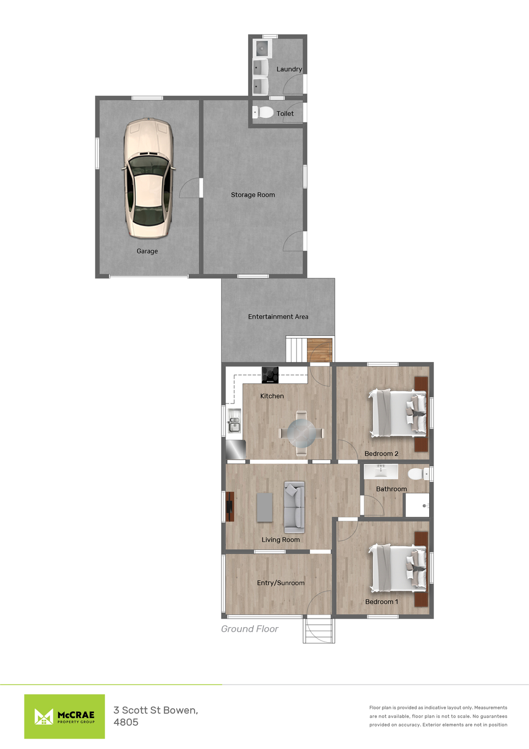 2-bedroom house at 3 SCOTT STREET, Bowen QLD 4805, Whitsunday, Queensland