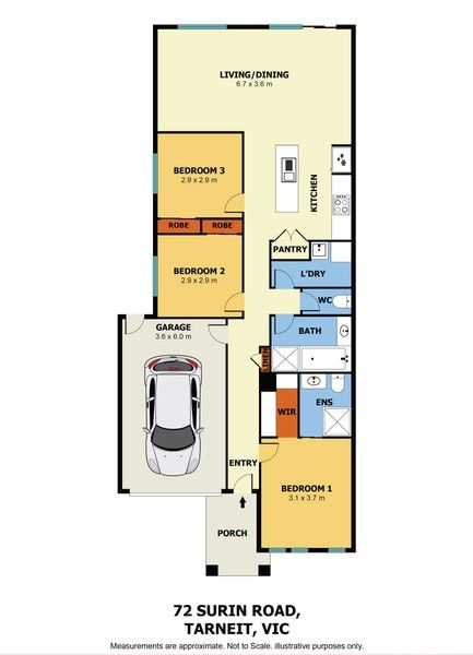 3-bedroom house at 72 Surin Road, Tarneit, VIC 3029, Wyndham, Victoria