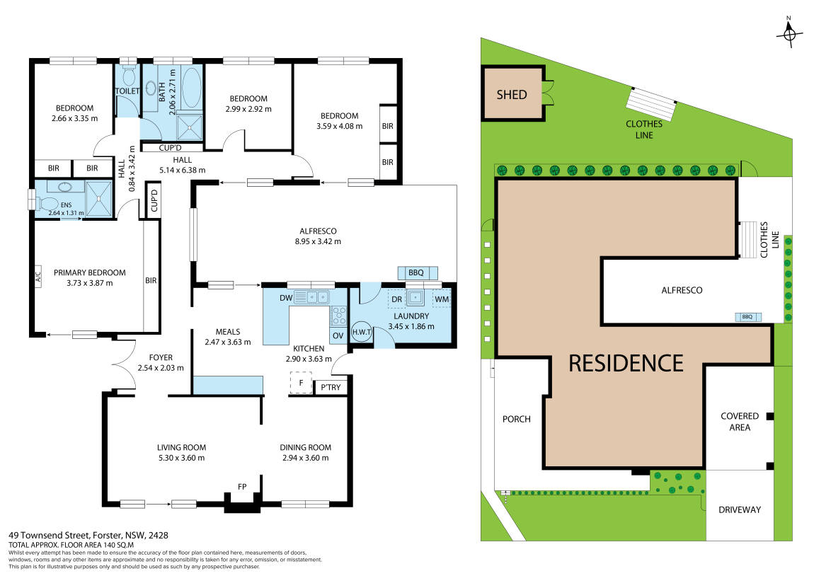 4-bedroom house at 49 Townsend Street, Forster, NSW 2428, Mid-Coast, New South Wales