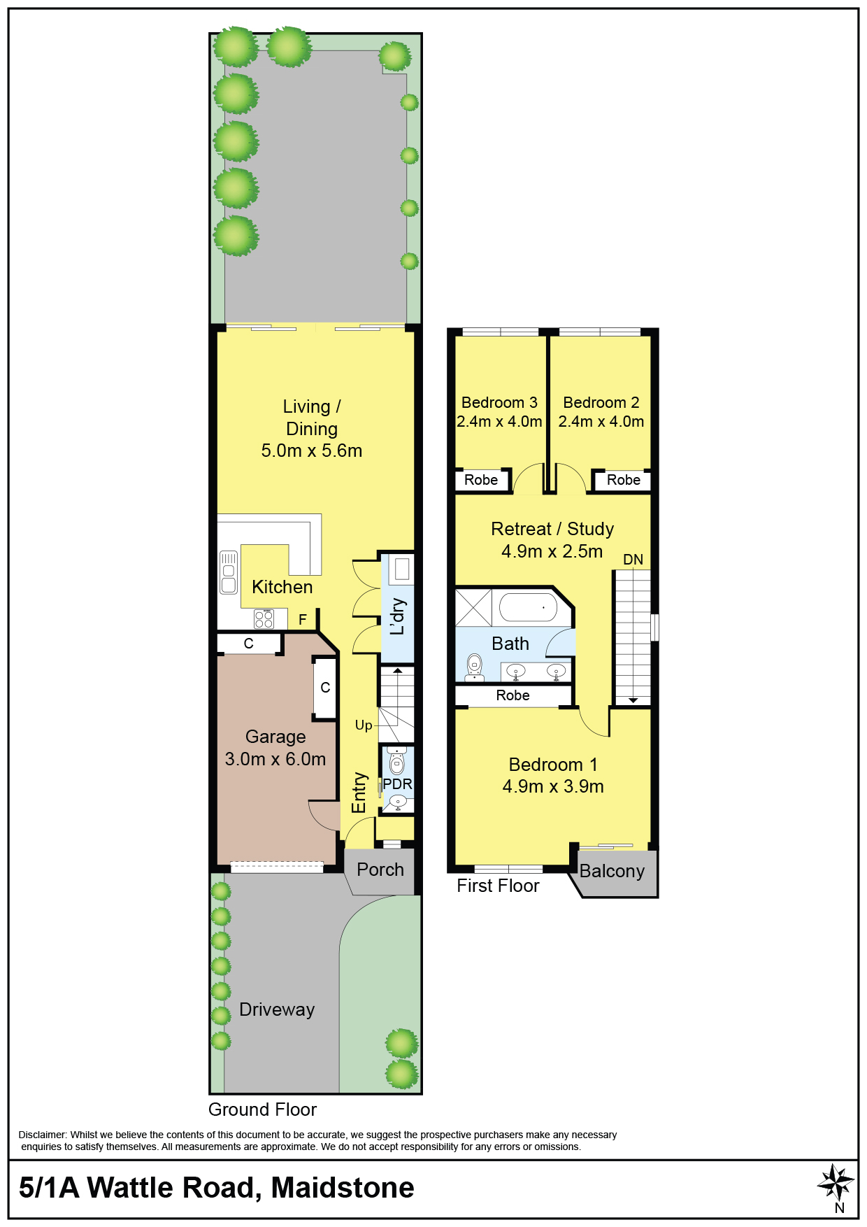 3-bedroom unit at 5/1A Wattle Road, Maidstone, VIC 3012, Maribyrnong, Victoria
