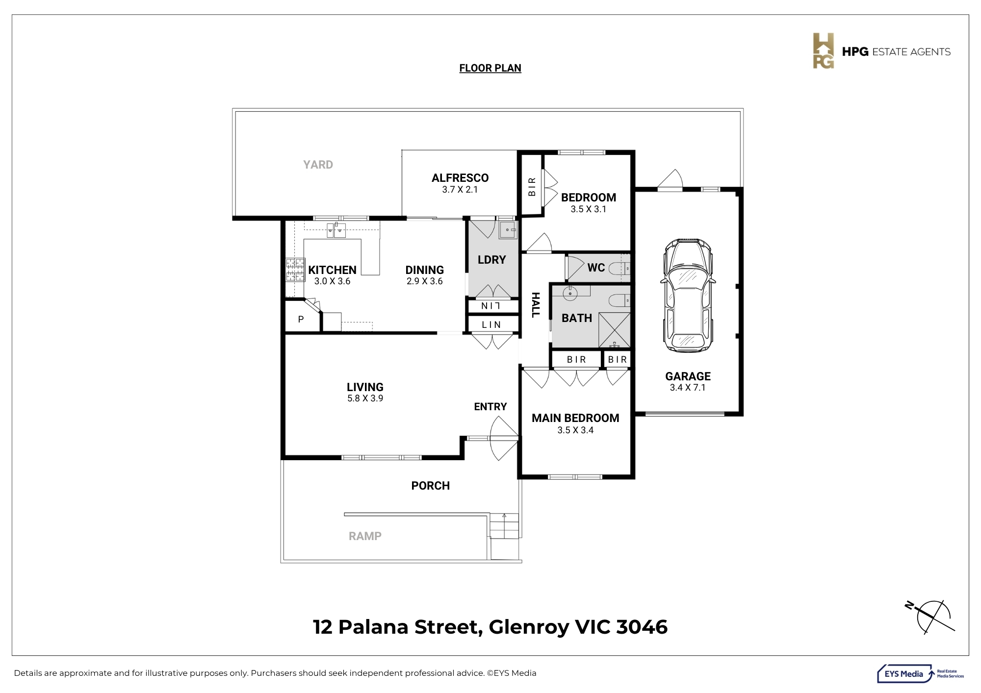 2-bedroom house at 12 PALANA STREET, Glenroy VIC 3046, Merri-Bek, Victoria