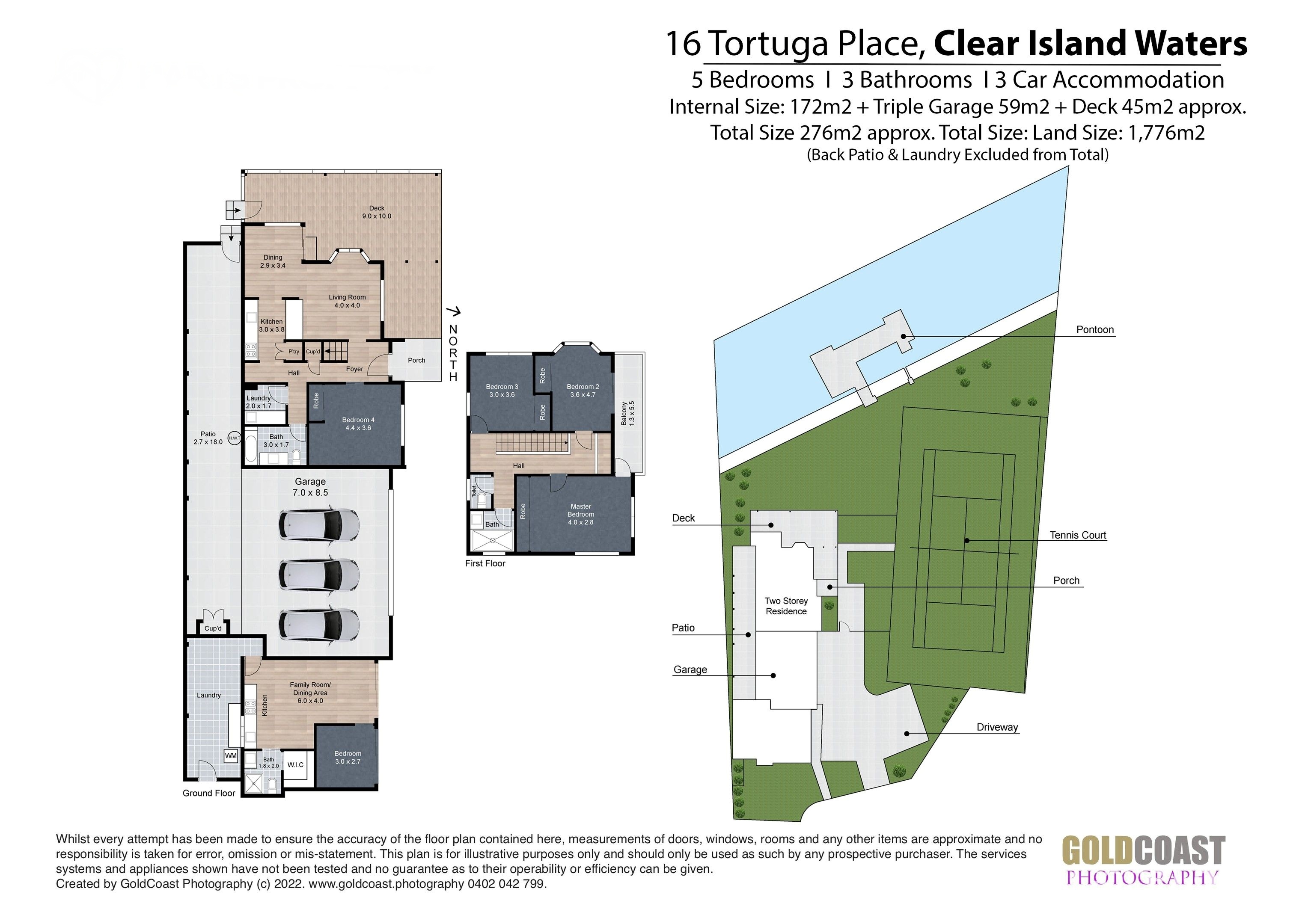 5-bedroom house at 14-16 Tortuga Place, Clear Island Waters, QLD 4226, , Queensland