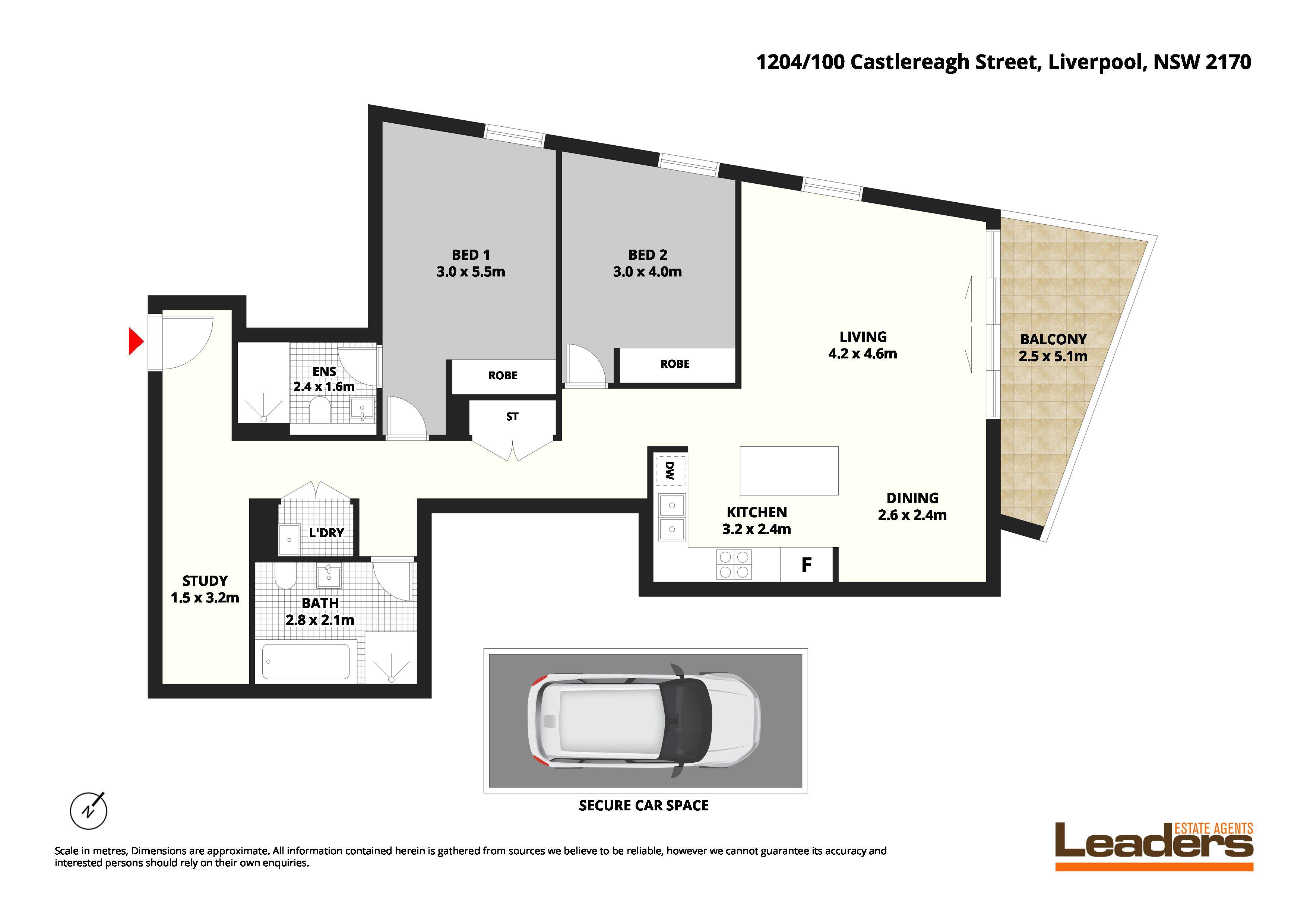 1204/100 Castlereagh Street, Liverpool, NSW 2170 - Image 4