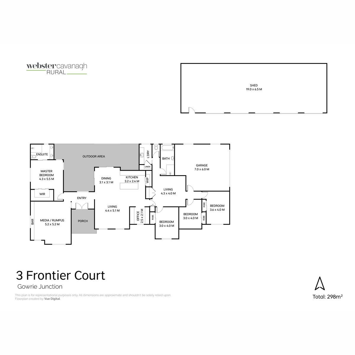 4-bedroom house at 3 FRONTIER COURT, Gowrie Junction QLD 4352, Toowoomba, Queensland