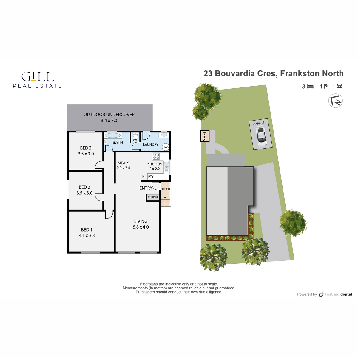 3-bedroom house at 23 BOUVARDIA CRESCENT, Frankston North VIC 3200, Frankston, Victoria