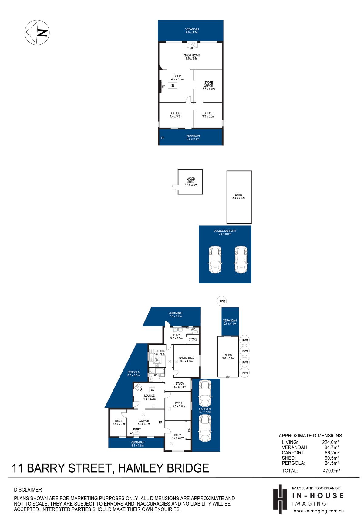 4-bedroom house at 11 Barry Street, Hamley Bridge, SA 5401, Wakefield, South Australia