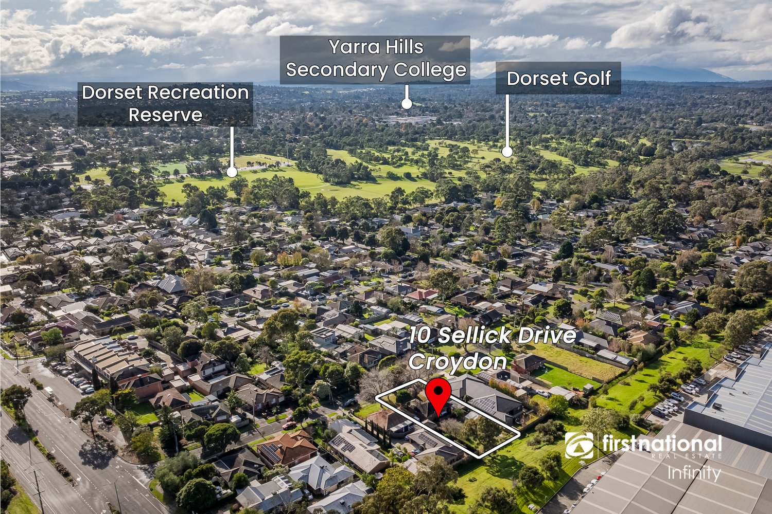 3-bedroom house at 10 Sellick Drive, Croydon VIC 3136, Maroondah, Victoria