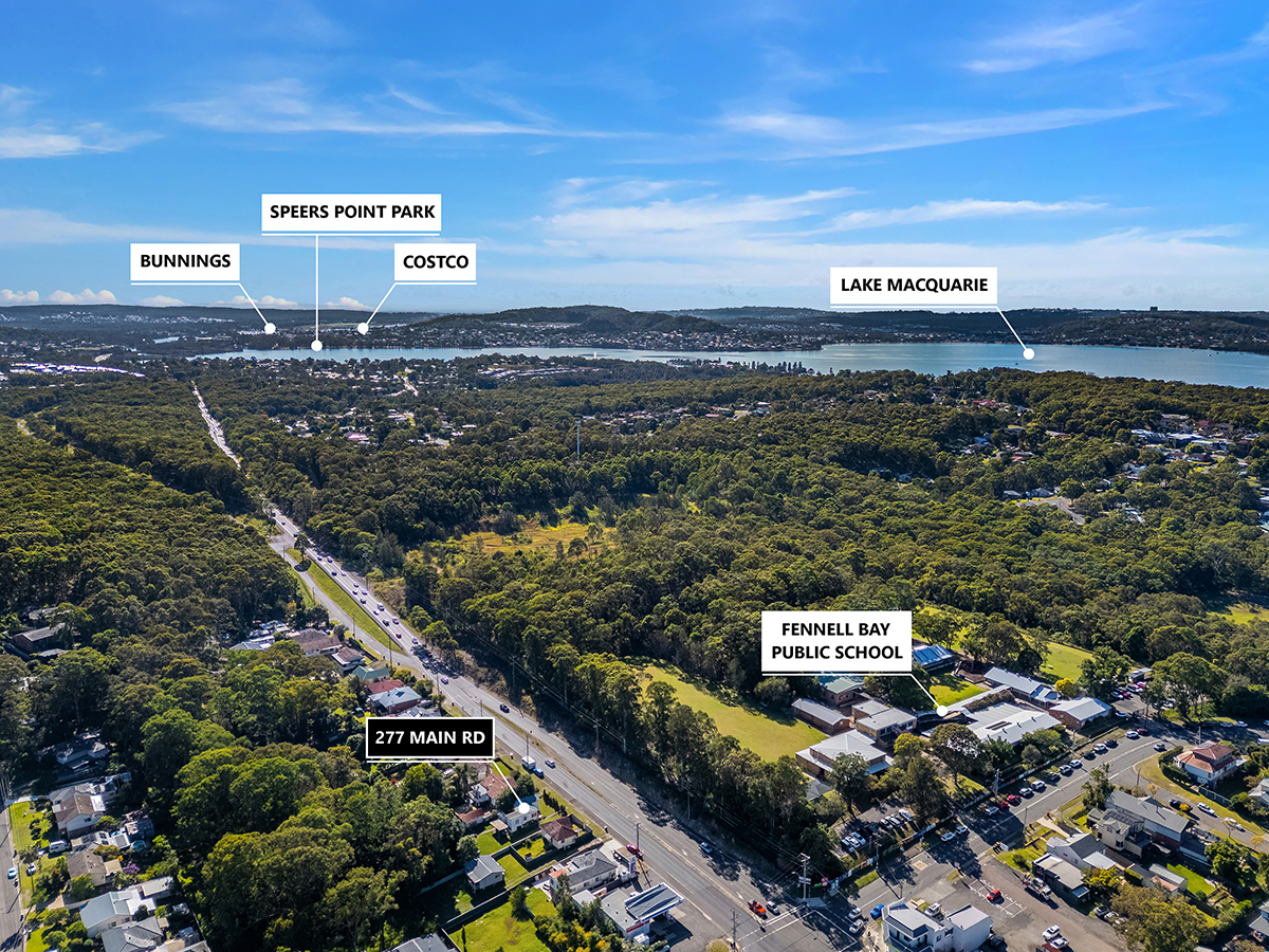 3-bedroom house at 277 MAIN ROAD, Fennell Bay NSW 2283, Lake Macquarie, New South Wales