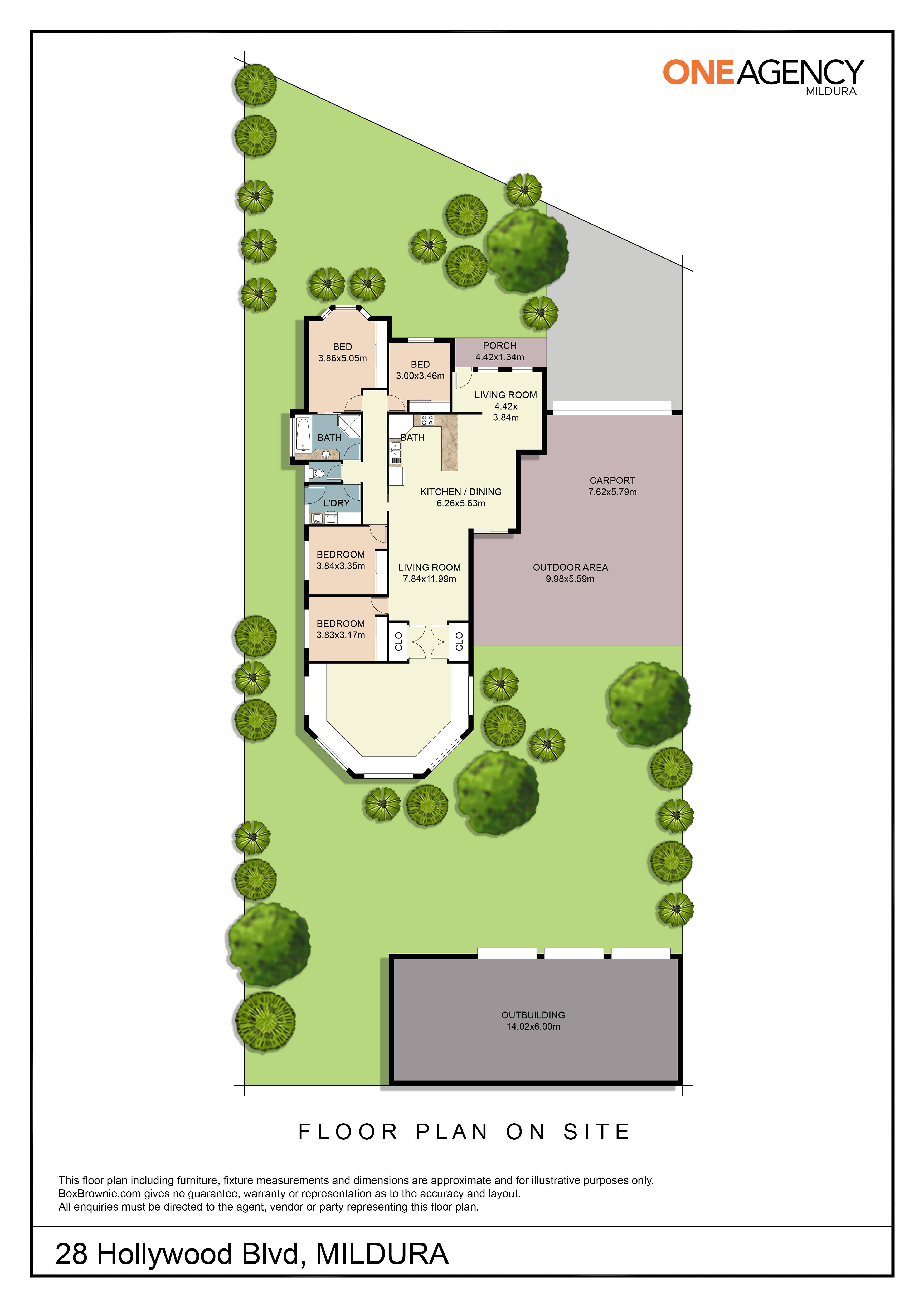 4-bedroom house at 28 HOLLYWOOD BOULEVARD, Mildura VIC 3500, Mildura, Victoria