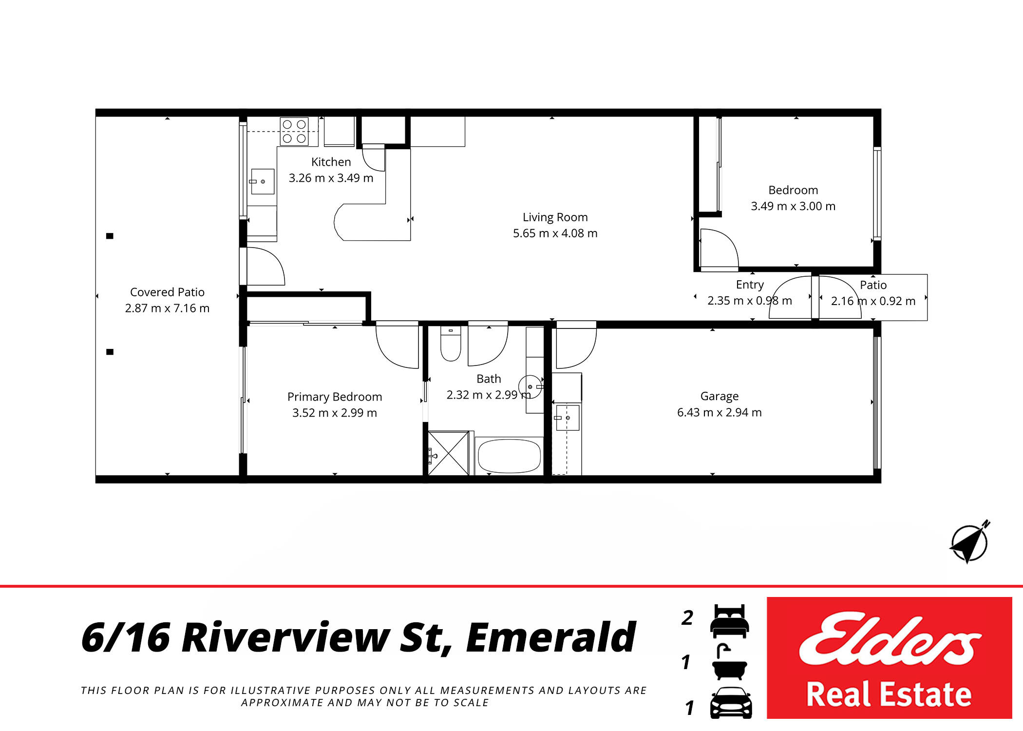 2-bedroom unit at 6/16 Riverview Street, Emerald, Qld, 4720, , Queensland