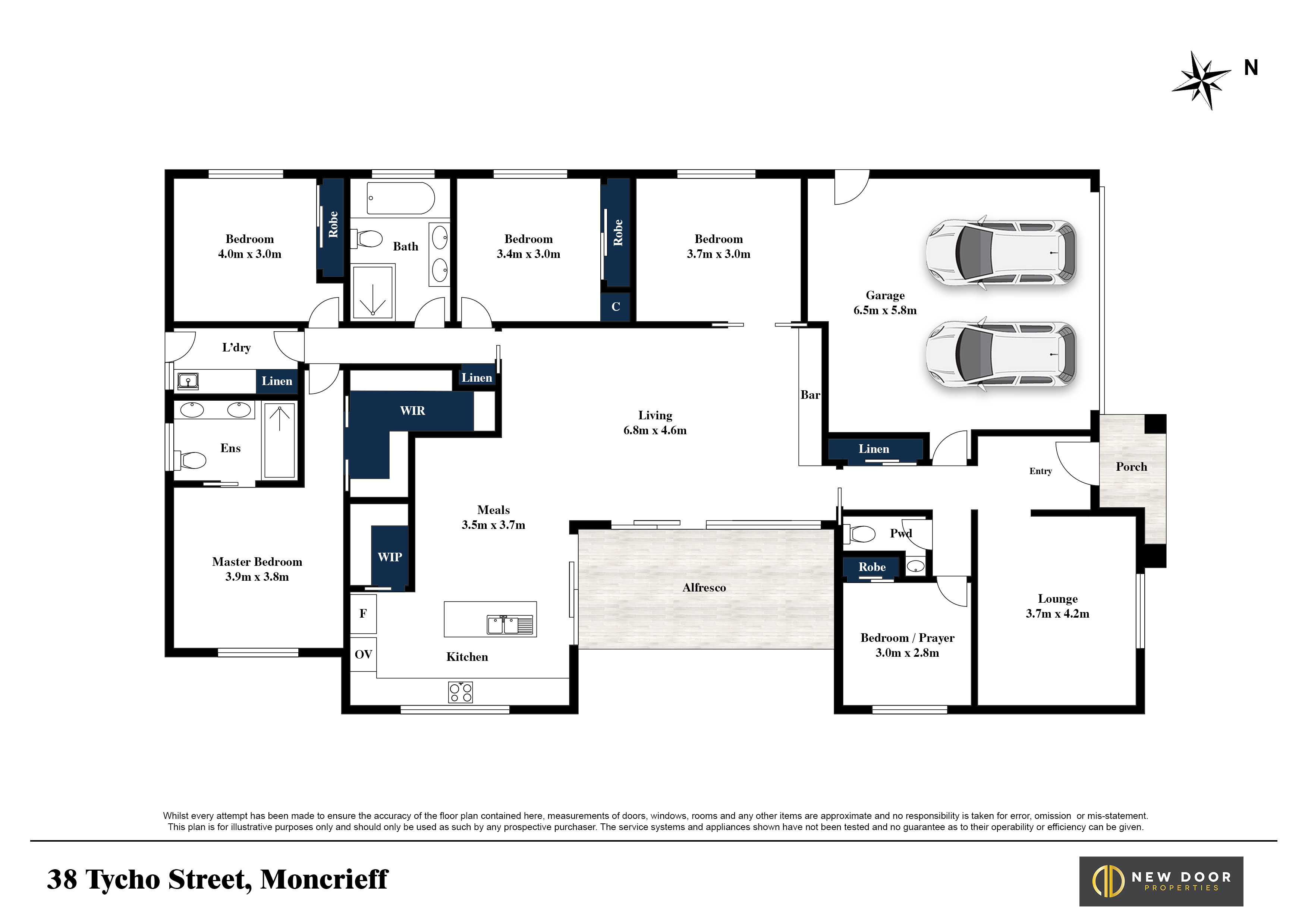 4-bedroom house at 38 TYCHO STREET, Moncrieff ACT 2914, Unincorporated Act, Australian Capital Territory