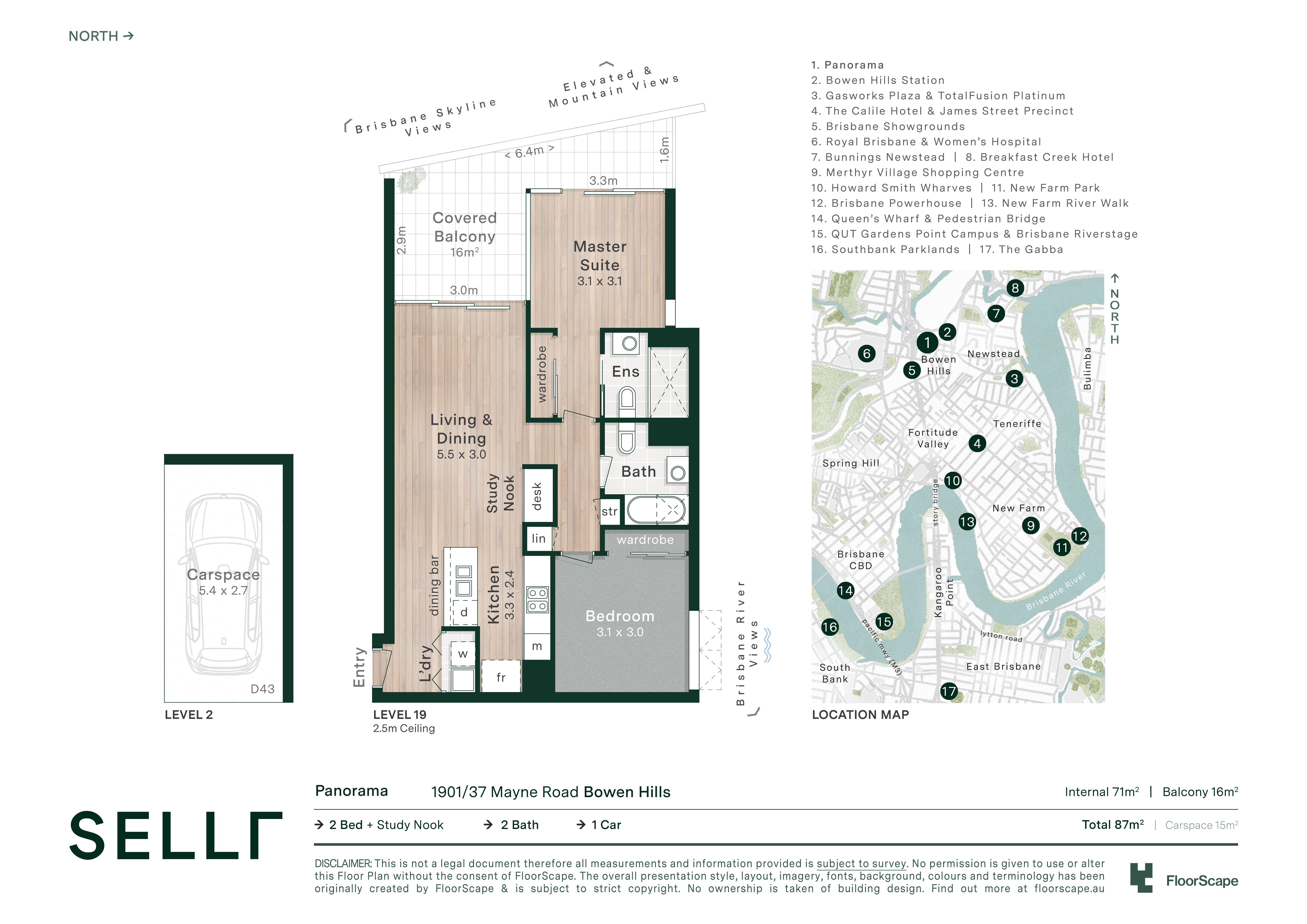 2-bedroom unit at 1901 37 MAYNE ROAD, BOWEN HILLS QLD 4006, Brisbane, Queensland